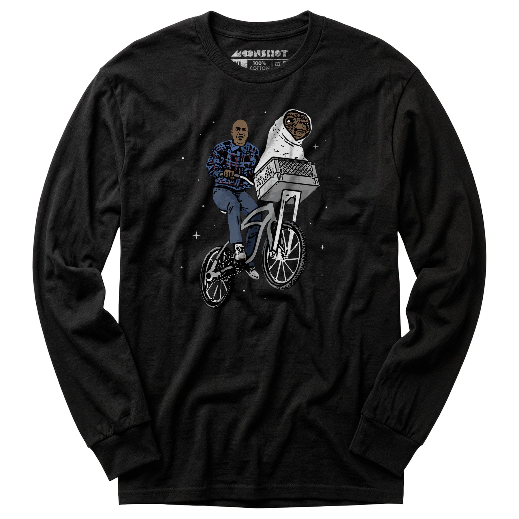 Deebo + Extra Terrestrial Bike Parody Mashup - Long Sleeve T-Shirt