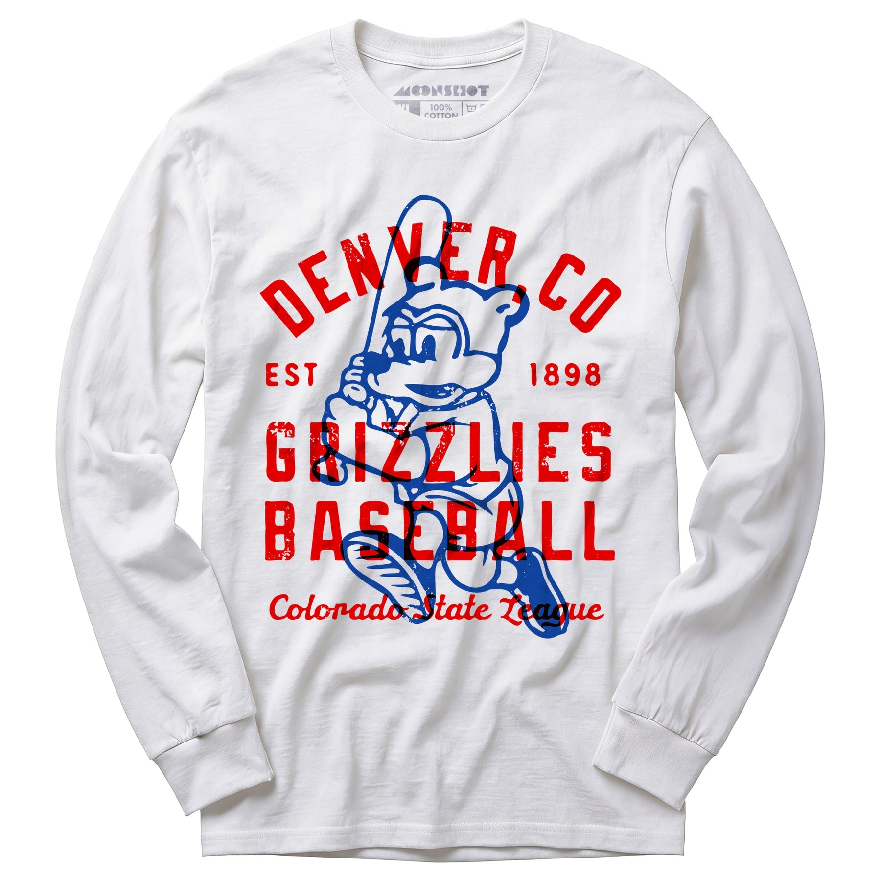 Denver Grizzlies - Colorado - Vintage Defunct Baseball Teams - Long Sleeve T-Shirt
