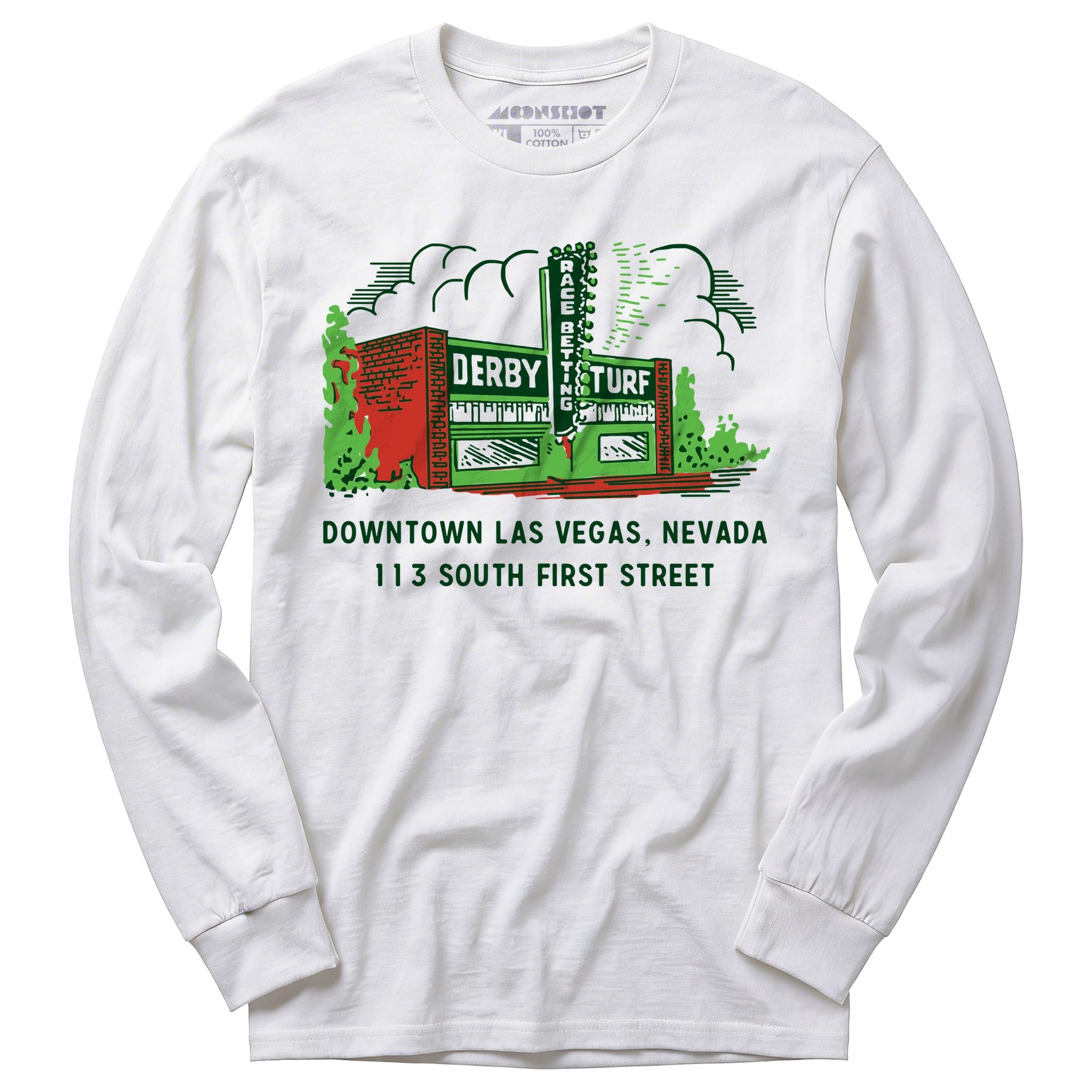 Derby Turf Club - Vintage Las Vegas - Long Sleeve T-Shirt