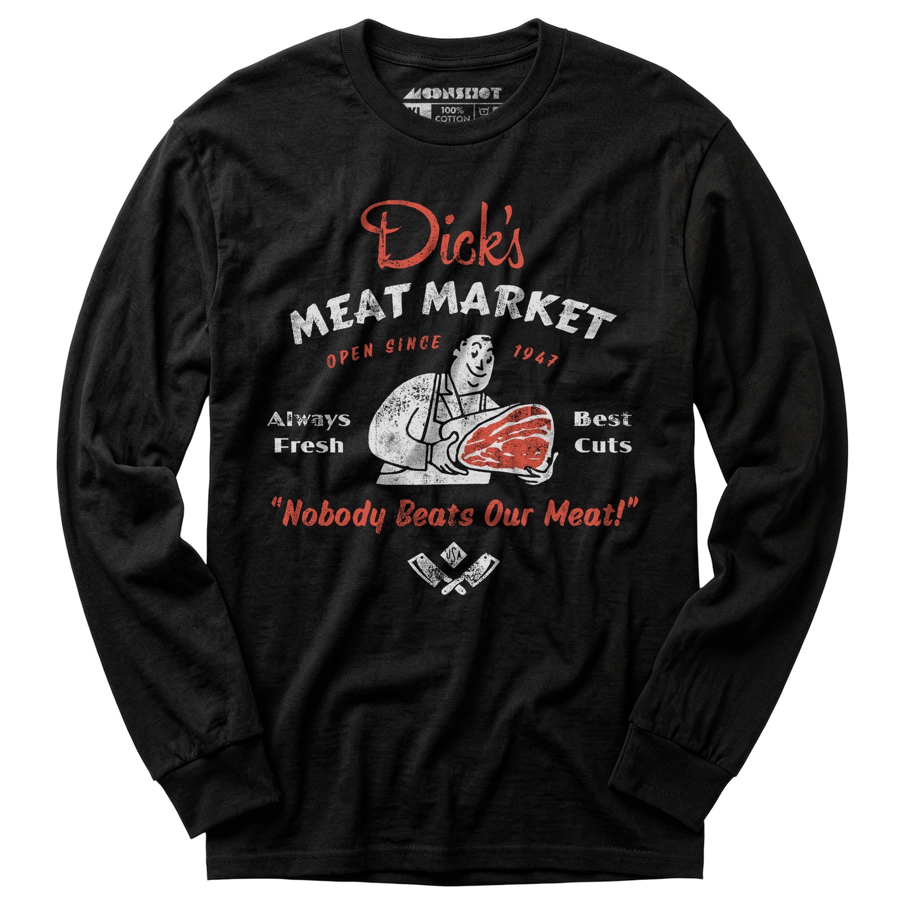 Dick's Meat Market - Long Sleeve T-Shirt