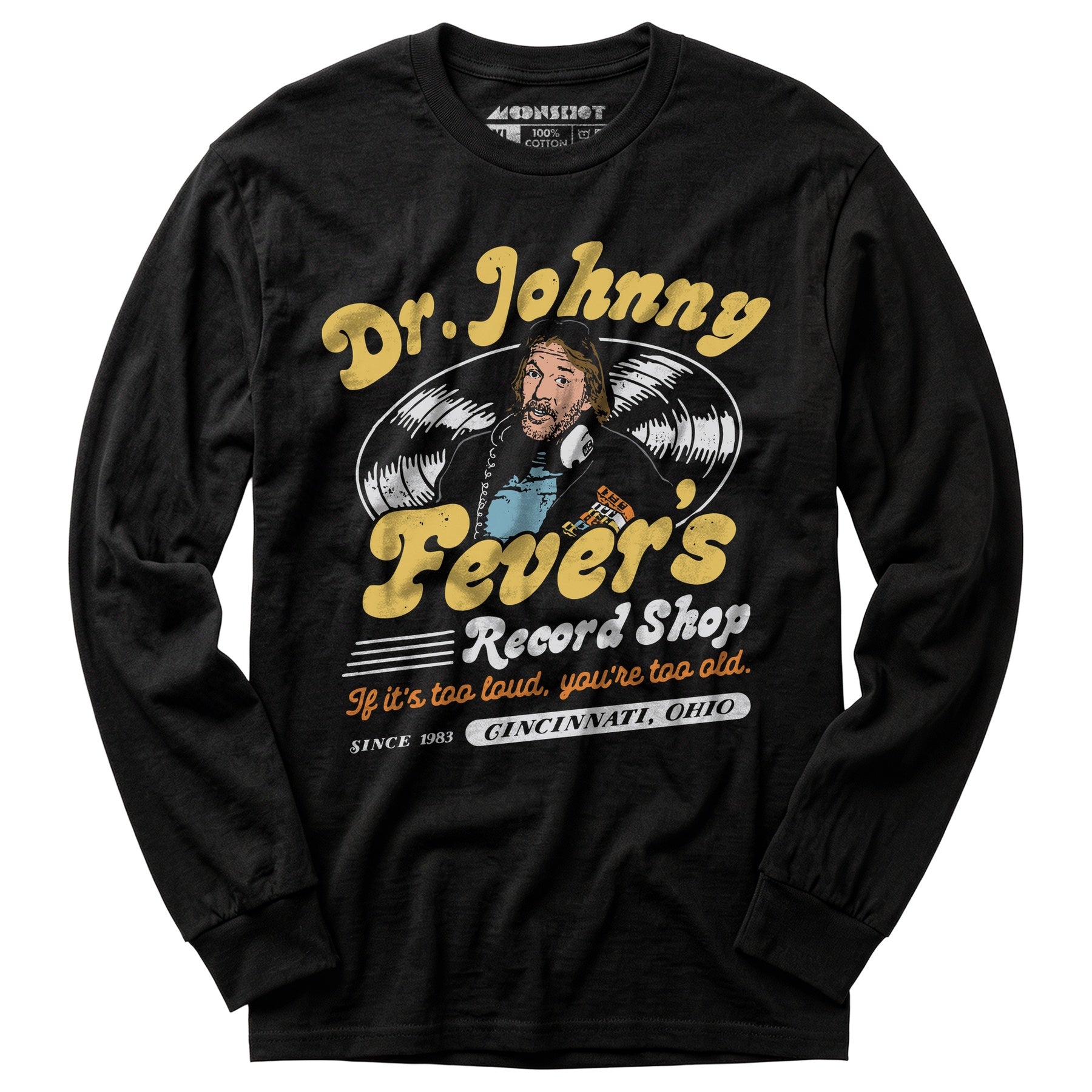 Dr. Johnny Fever's Record Shop - Long Sleeve T-Shirt