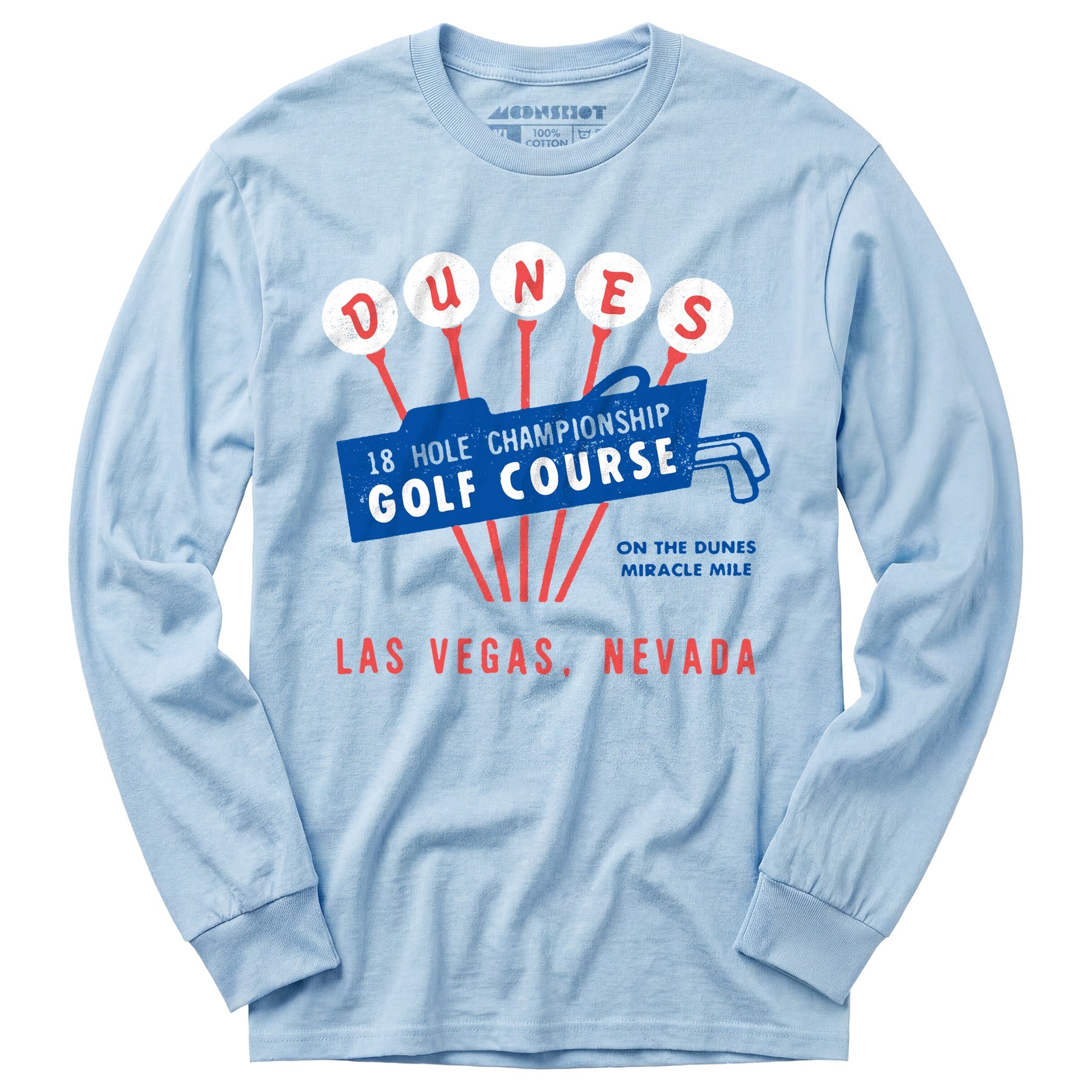 Dunes Golf Course - Vintage Las Vegas - Long Sleeve T-Shirt