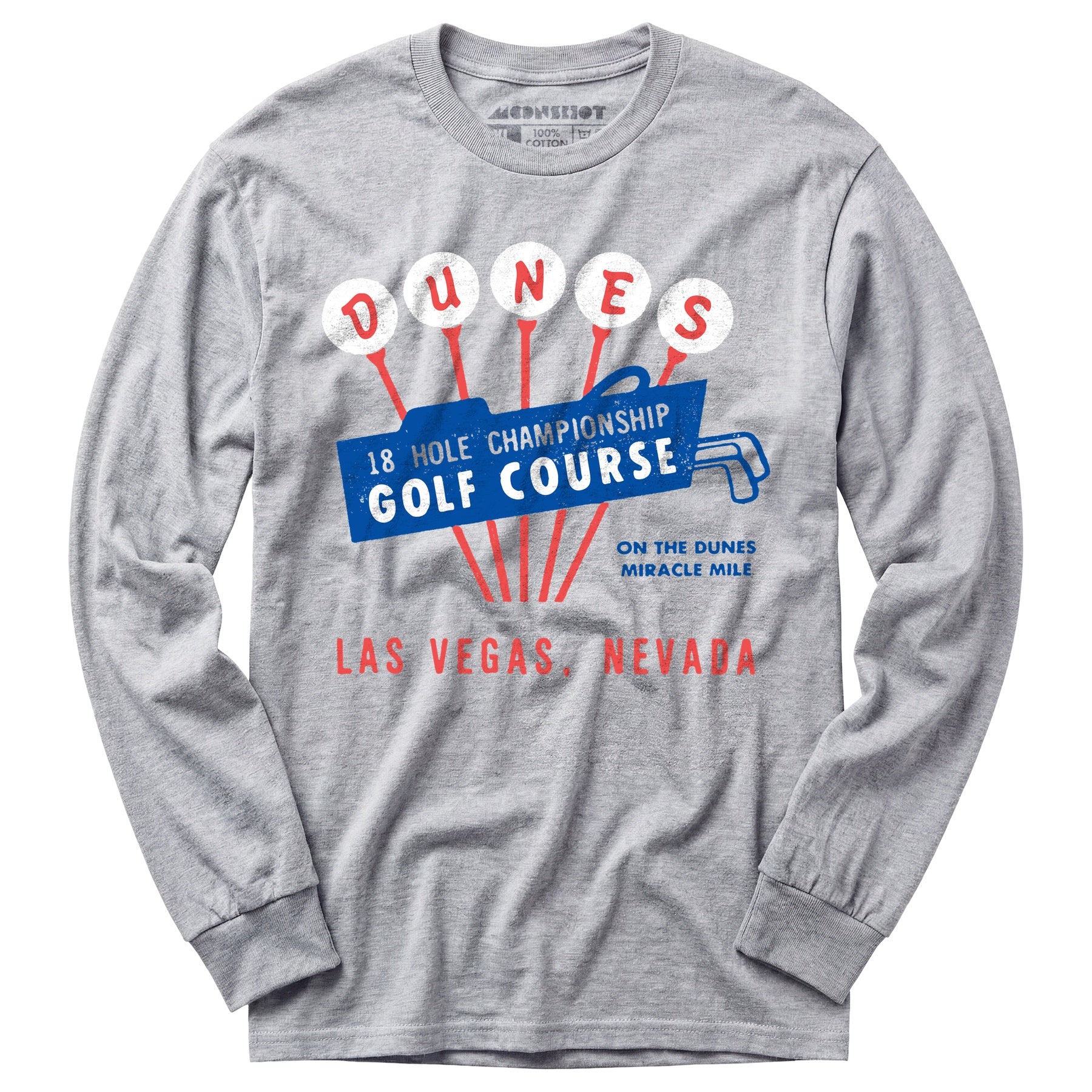 Dunes Golf Course - Vintage Las Vegas - Long Sleeve T-Shirt