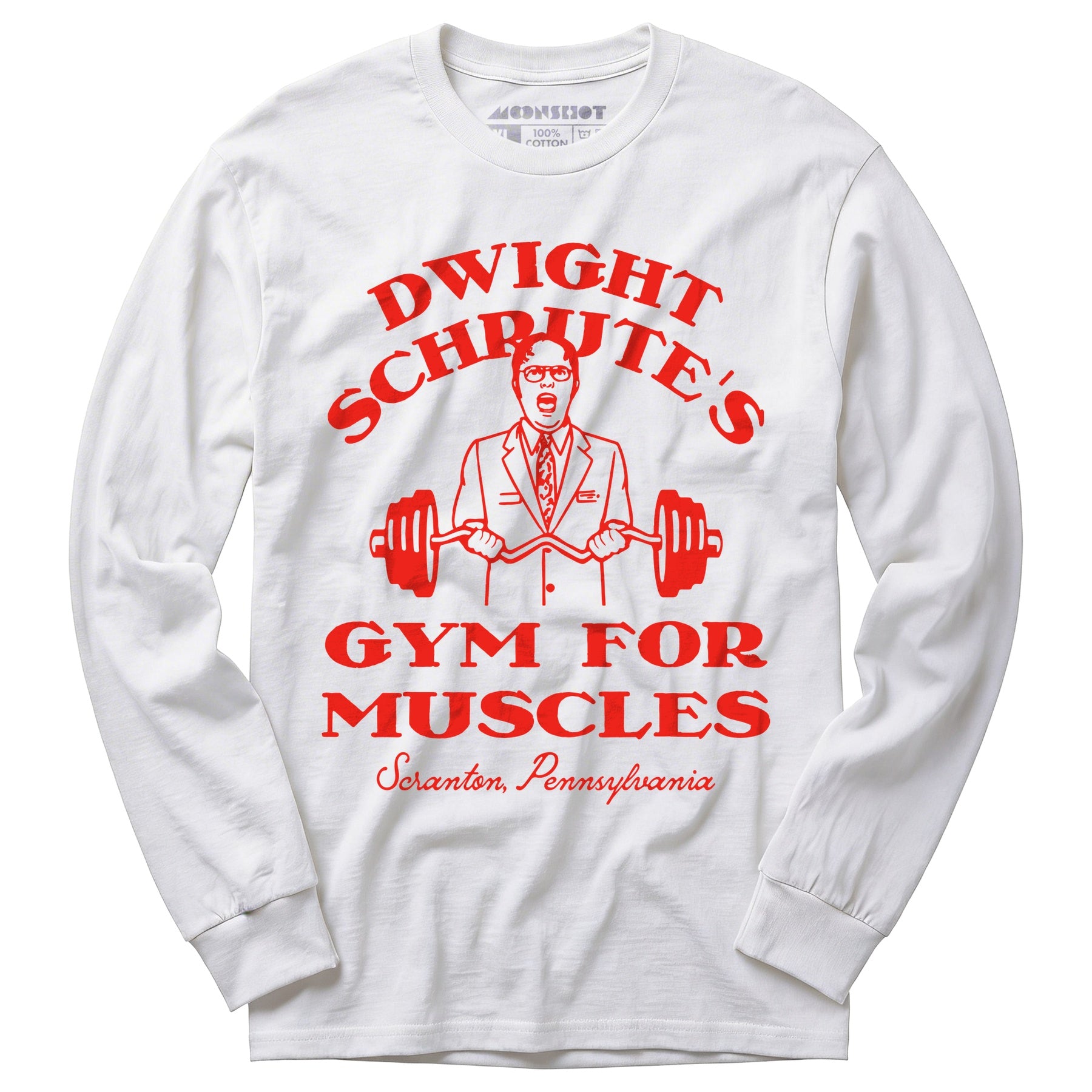 Dwight Schrute's Gym For Muscles - Long Sleeve T-Shirt