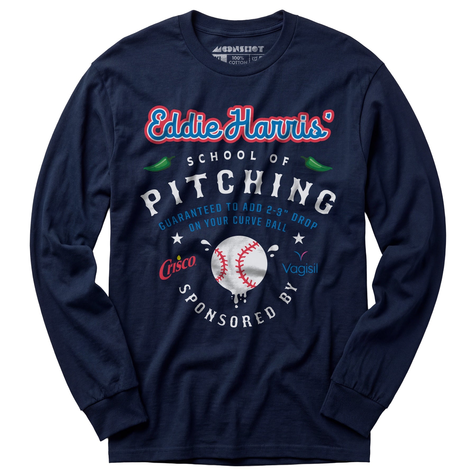 Eddie Harris School of Pitching - Long Sleeve T-Shirt