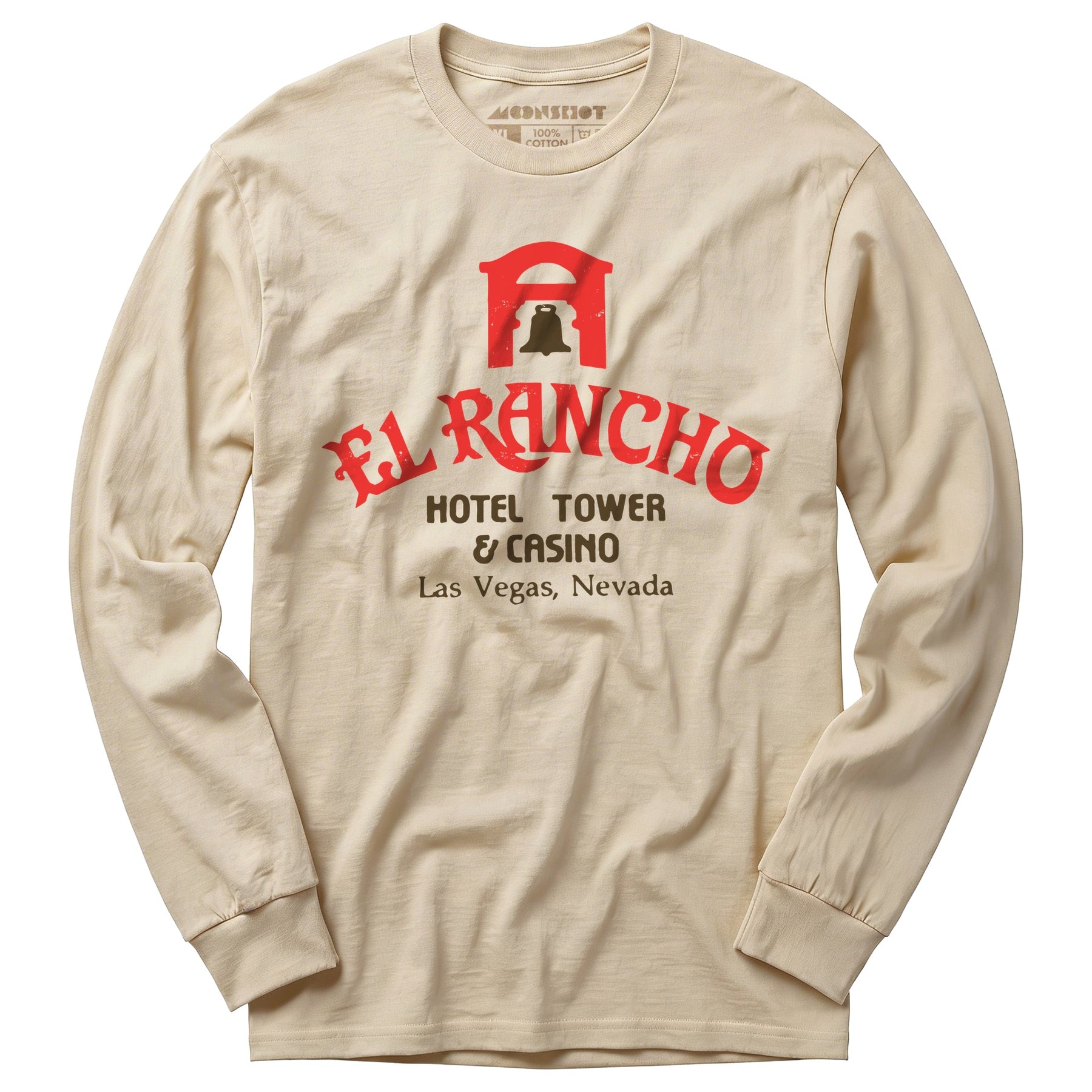 El Rancho Hotel Tower & Casino - Vintage Las Vegas - Long Sleeve T-Shirt