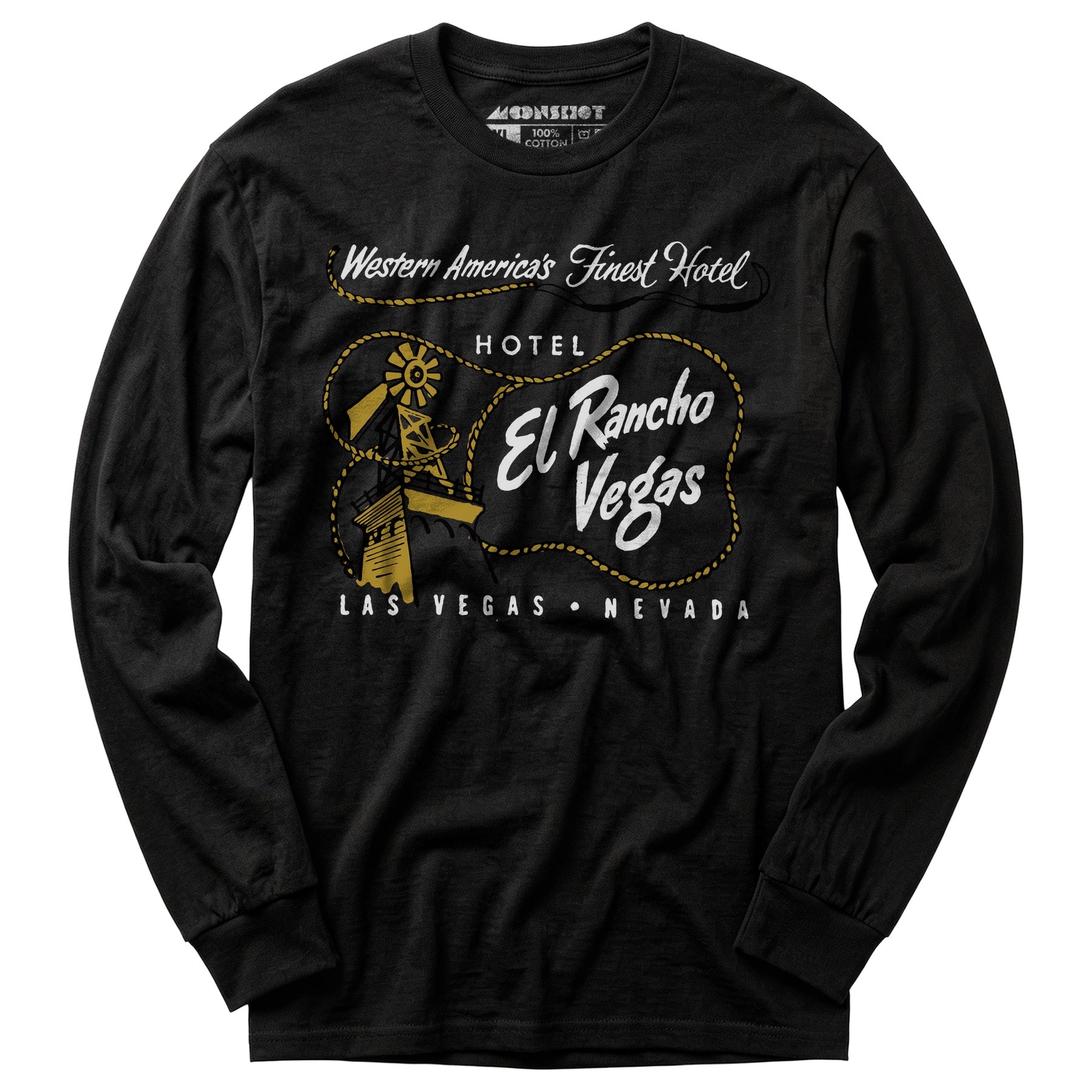 El Rancho Hotel - Vintage Las Vegas - Long Sleeve T-Shirt