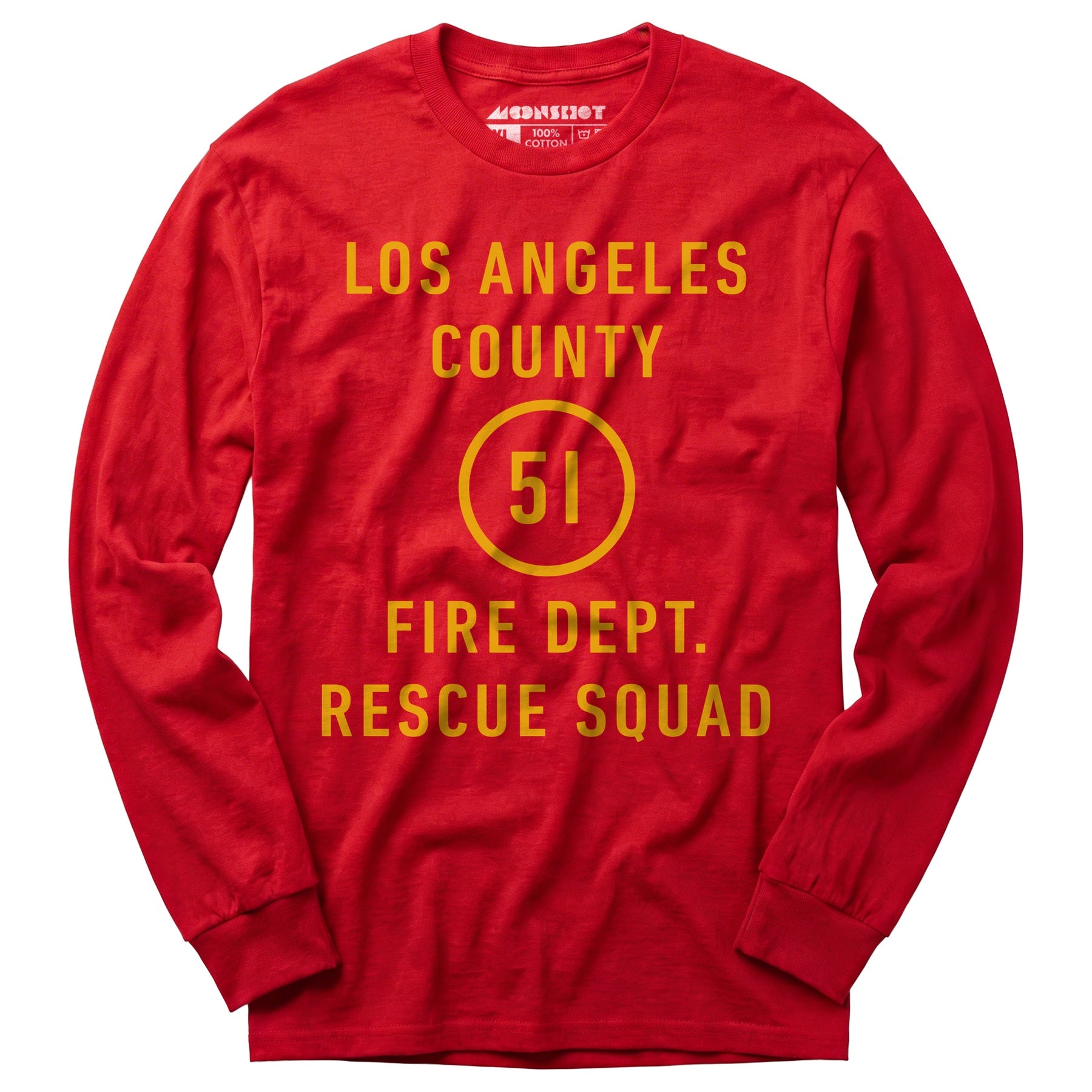 Emergency - Los Angeles County Fire Dept. Squad 51 - Long Sleeve T-Shirt