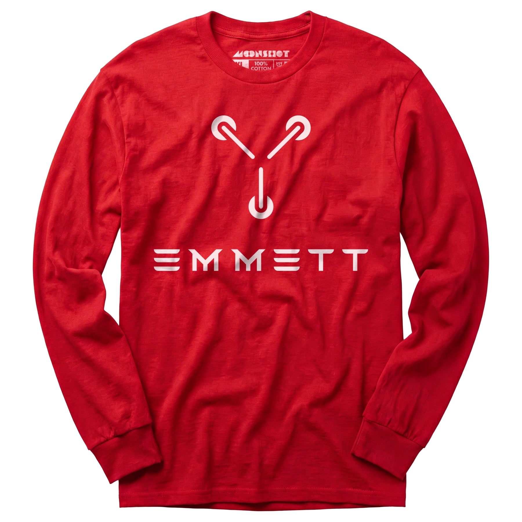 Emmett - Doc Brown Tesla Mashup - Long Sleeve T-Shirt