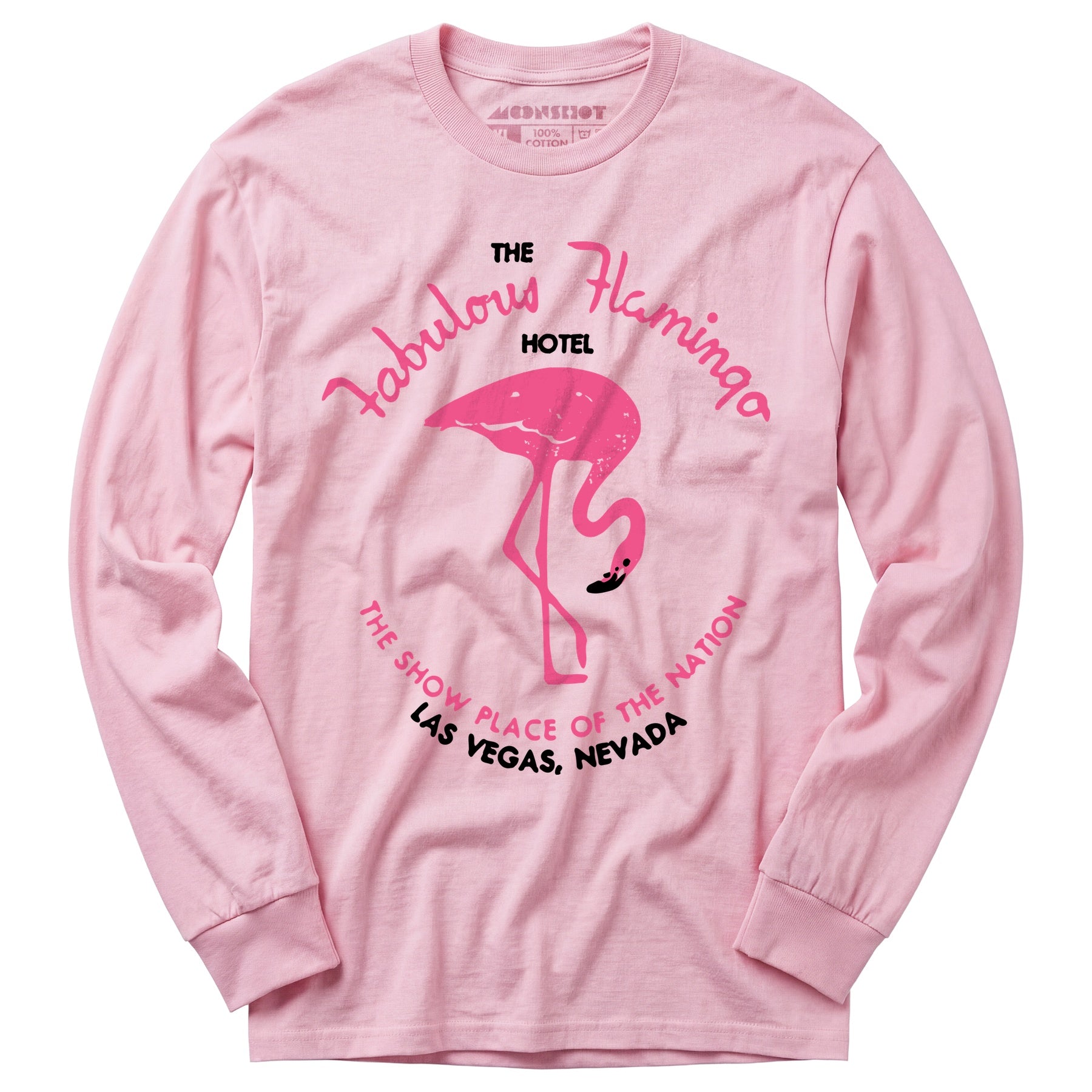 Fabulous Flamingo Hotel - Vintage Las Vegas - Long Sleeve T-Shirt