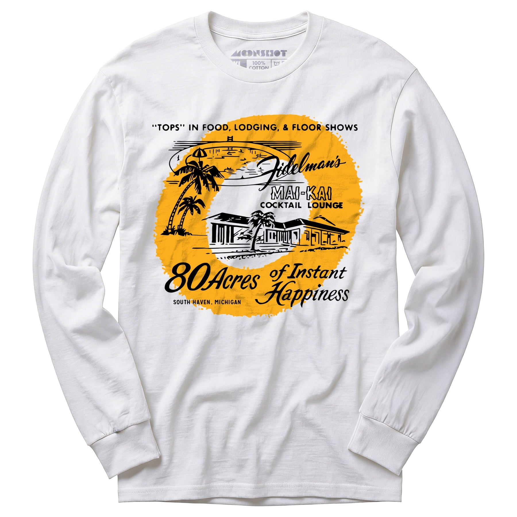 Fidelman's Mai-Kai - South Haven, MI - Vintage Tiki Bar - Long Sleeve T-Shirt