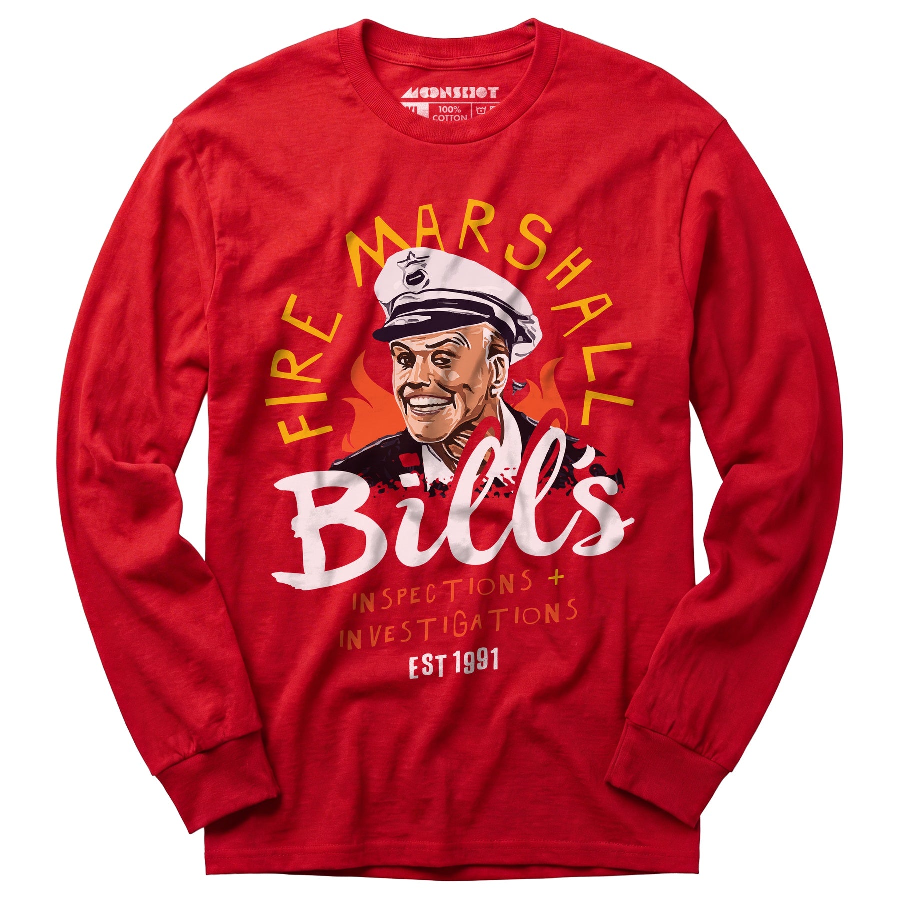 Fire Marshall Bill's Inspections & Investigations - Long Sleeve T-Shirt