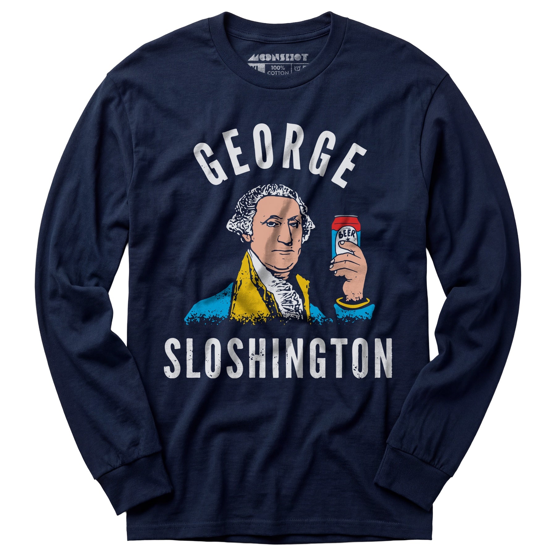 George Sloshington - Long Sleeve T-Shirt