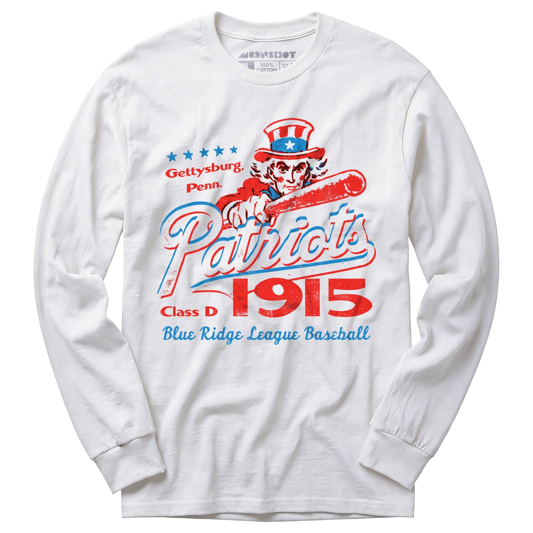 Gettysburg Patriots - Pennsylvania - Vintage Defunct Baseball Teams - Long Sleeve T-Shirt