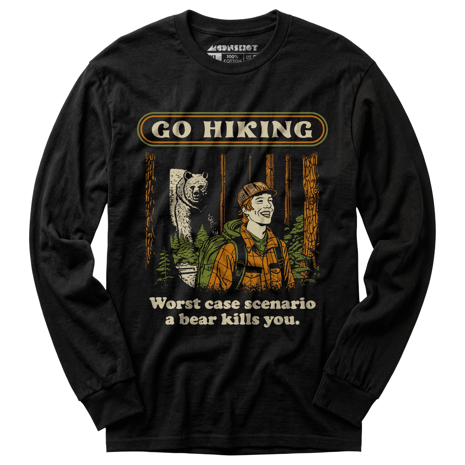 Go Hiking - Long Sleeve T-Shirt