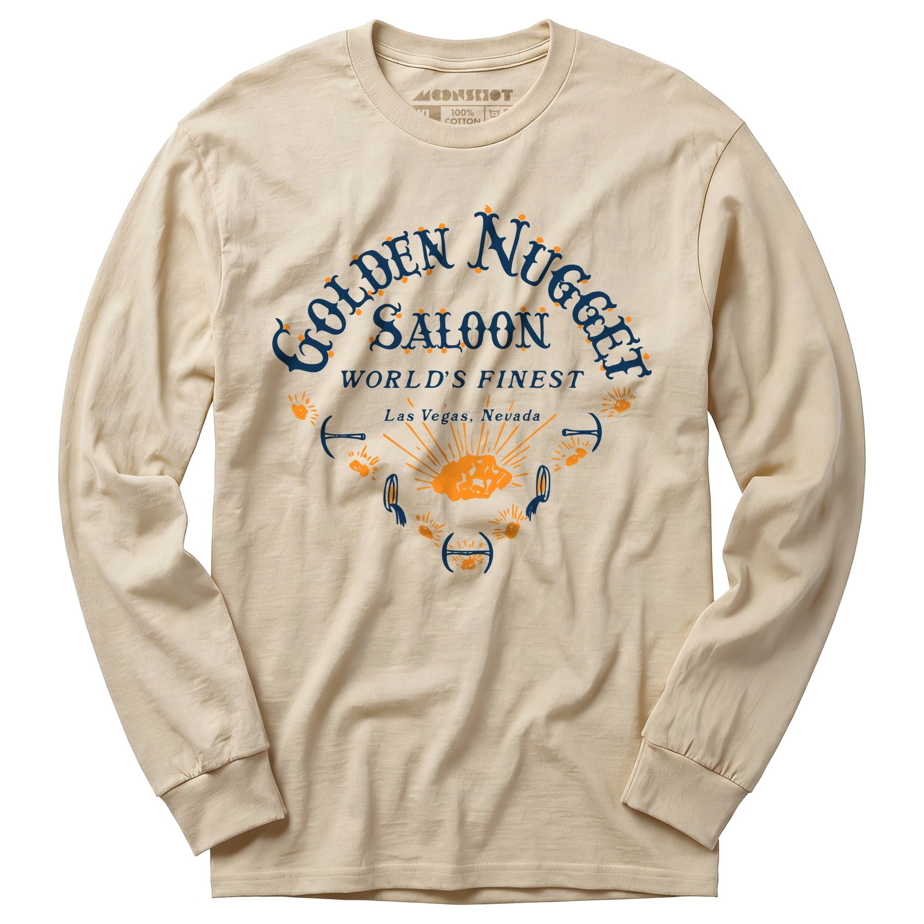 Golden Nugget Saloon - Vintage Las Vegas - Long Sleeve T-Shirt