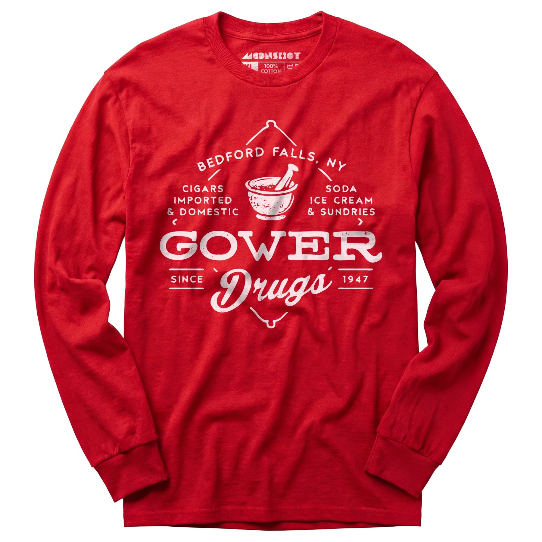 Gower Drugs - Bedford Falls, NY - Long Sleeve T-Shirt