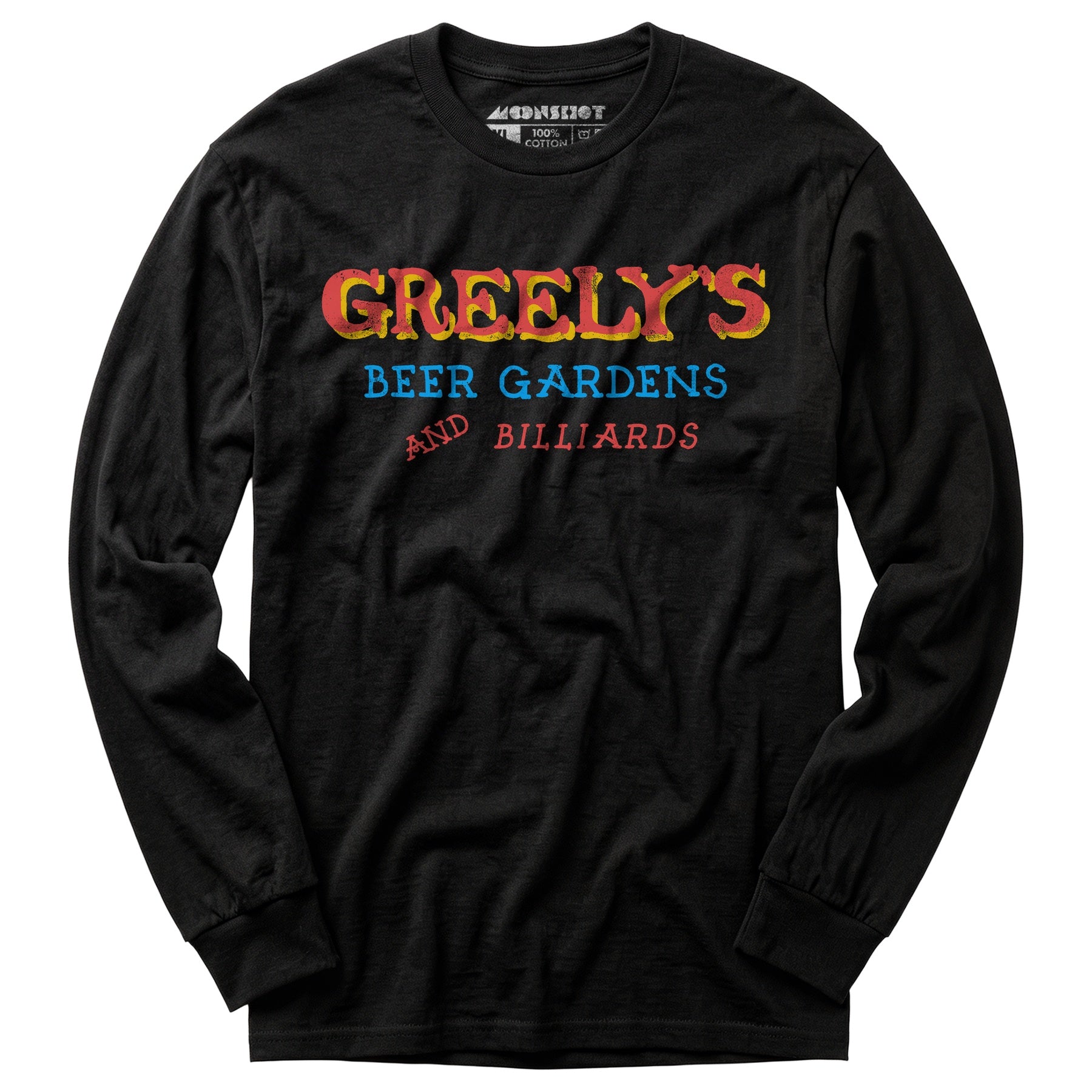 Greely's Beer Gardens & Billiards - Long Sleeve T-Shirt