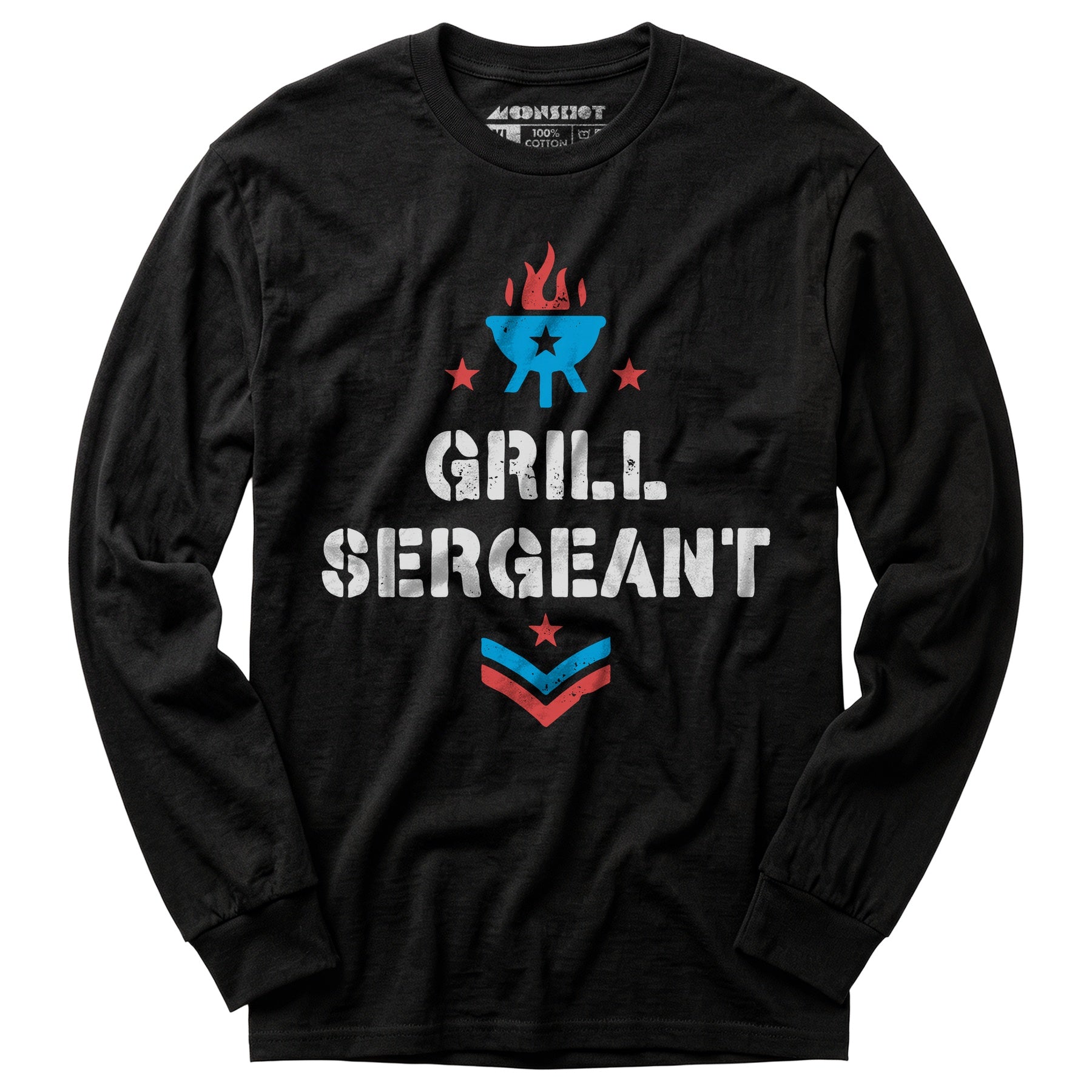 Grill Sergeant 4th of July - Long Sleeve T-Shirt