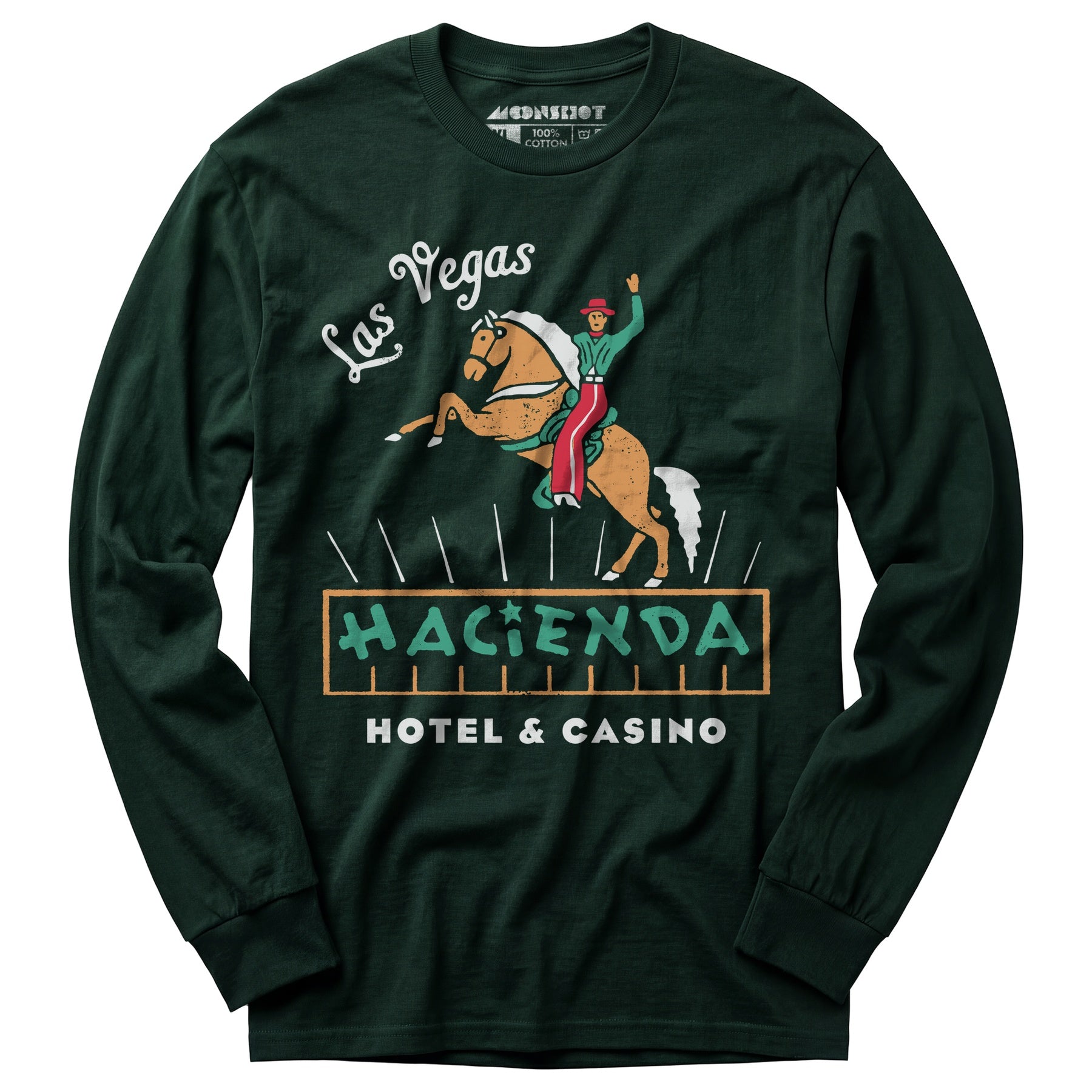 Hacienda Hotel & Casino - Vintage Las Vegas - Long Sleeve T-Shirt