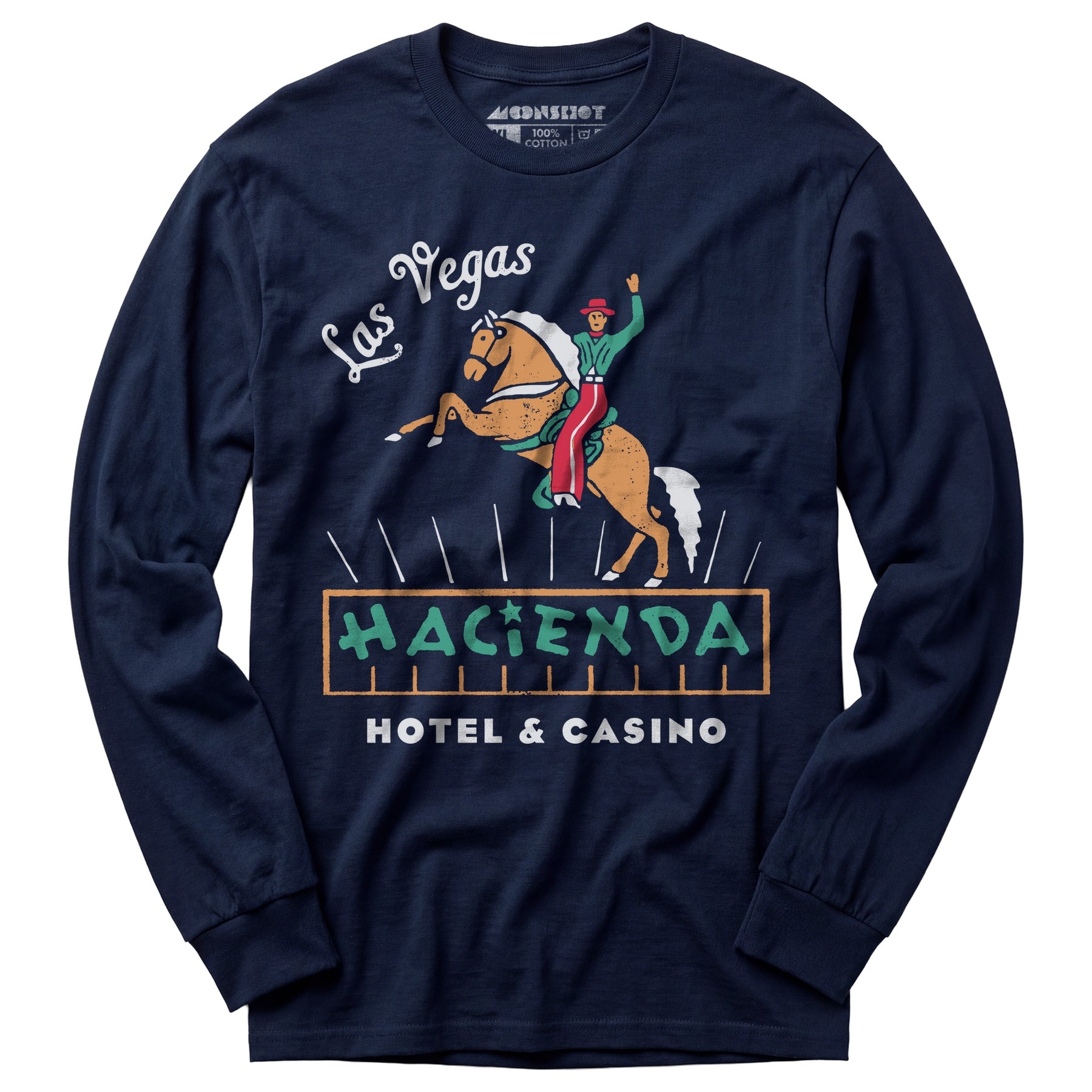 Hacienda Hotel & Casino - Vintage Las Vegas - Long Sleeve T-Shirt