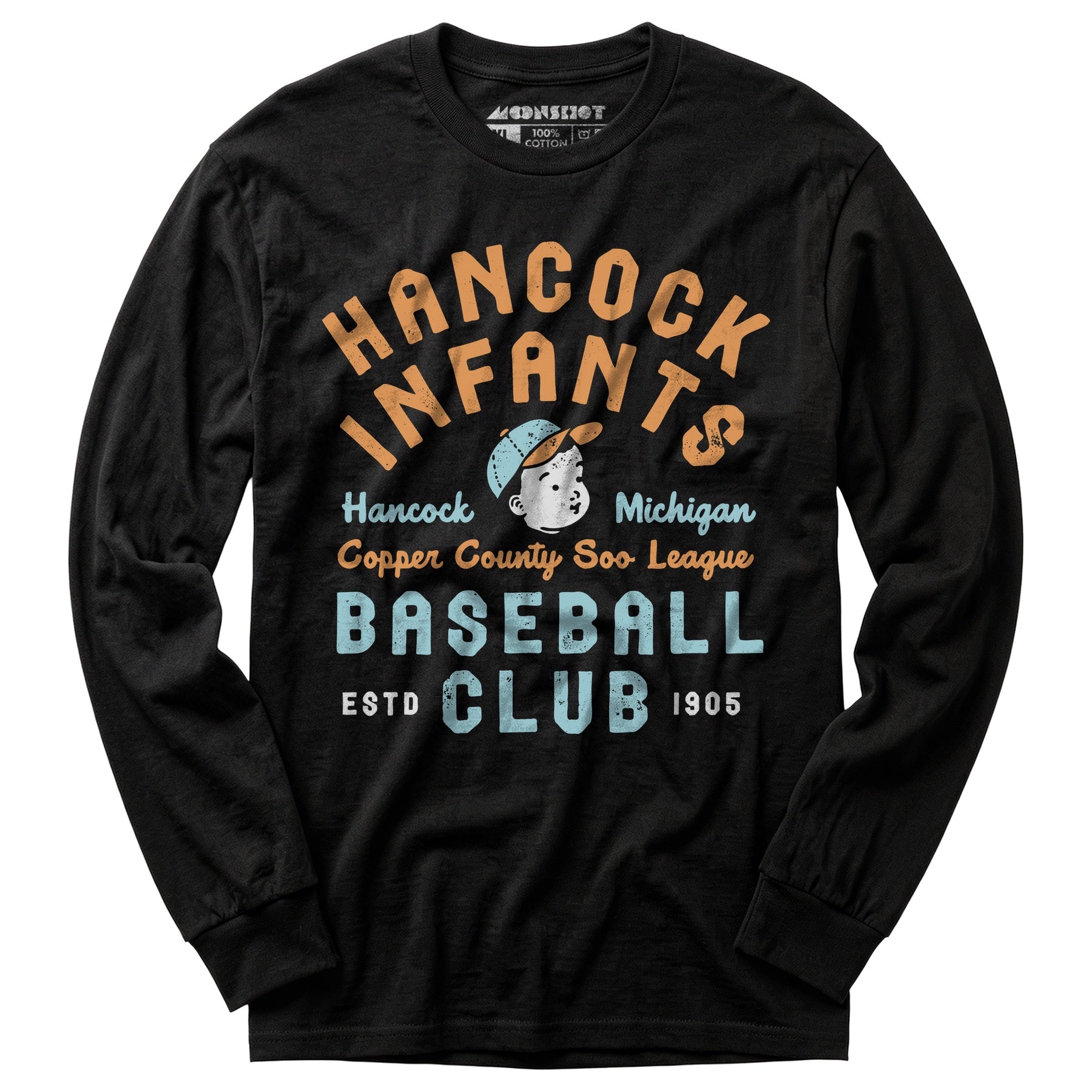 Hancock Infants - Michigan - Vintage Defunct Baseball Teams - Long Sleeve T-Shirt