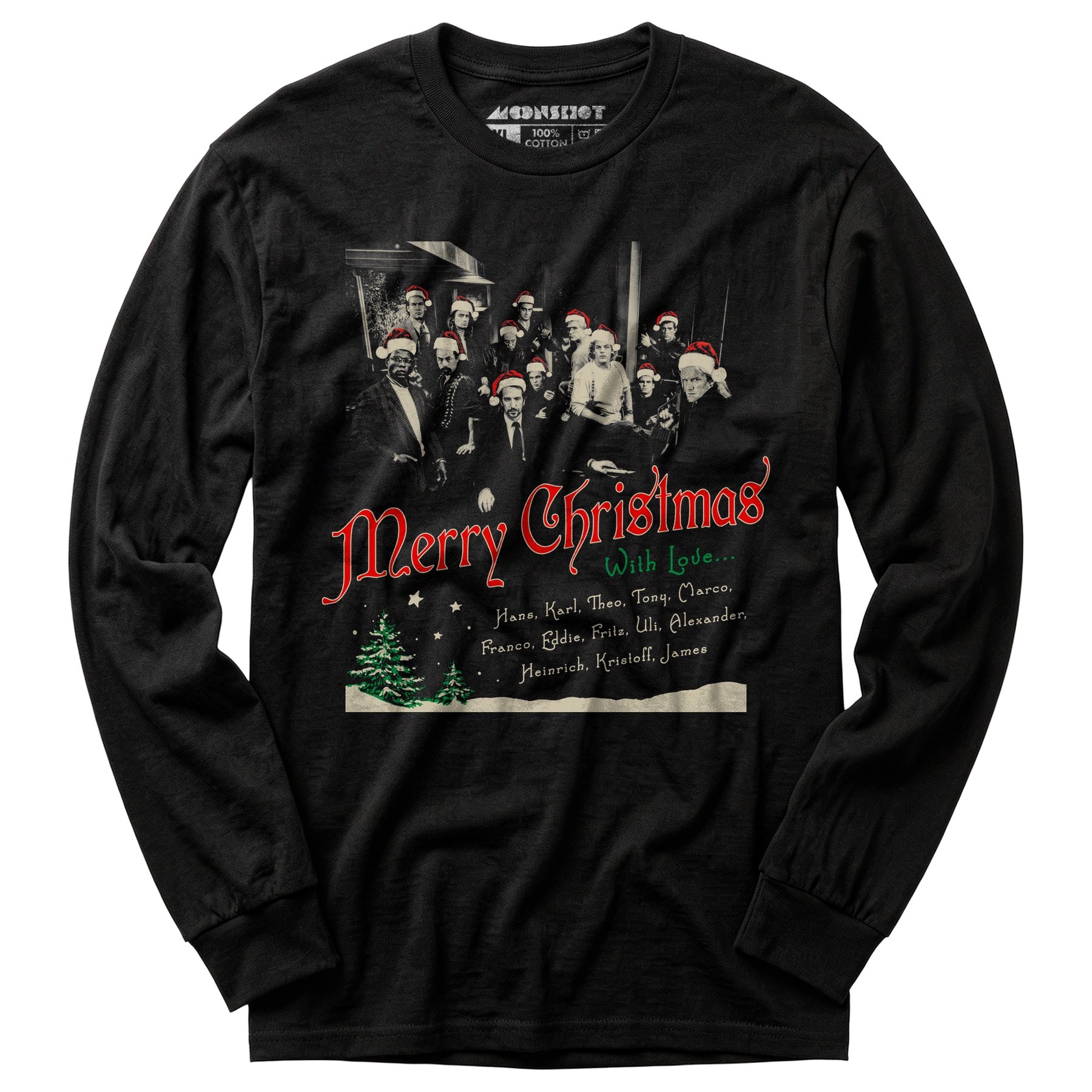 Hans Gruber Christmas Crew - Long Sleeve T-Shirt