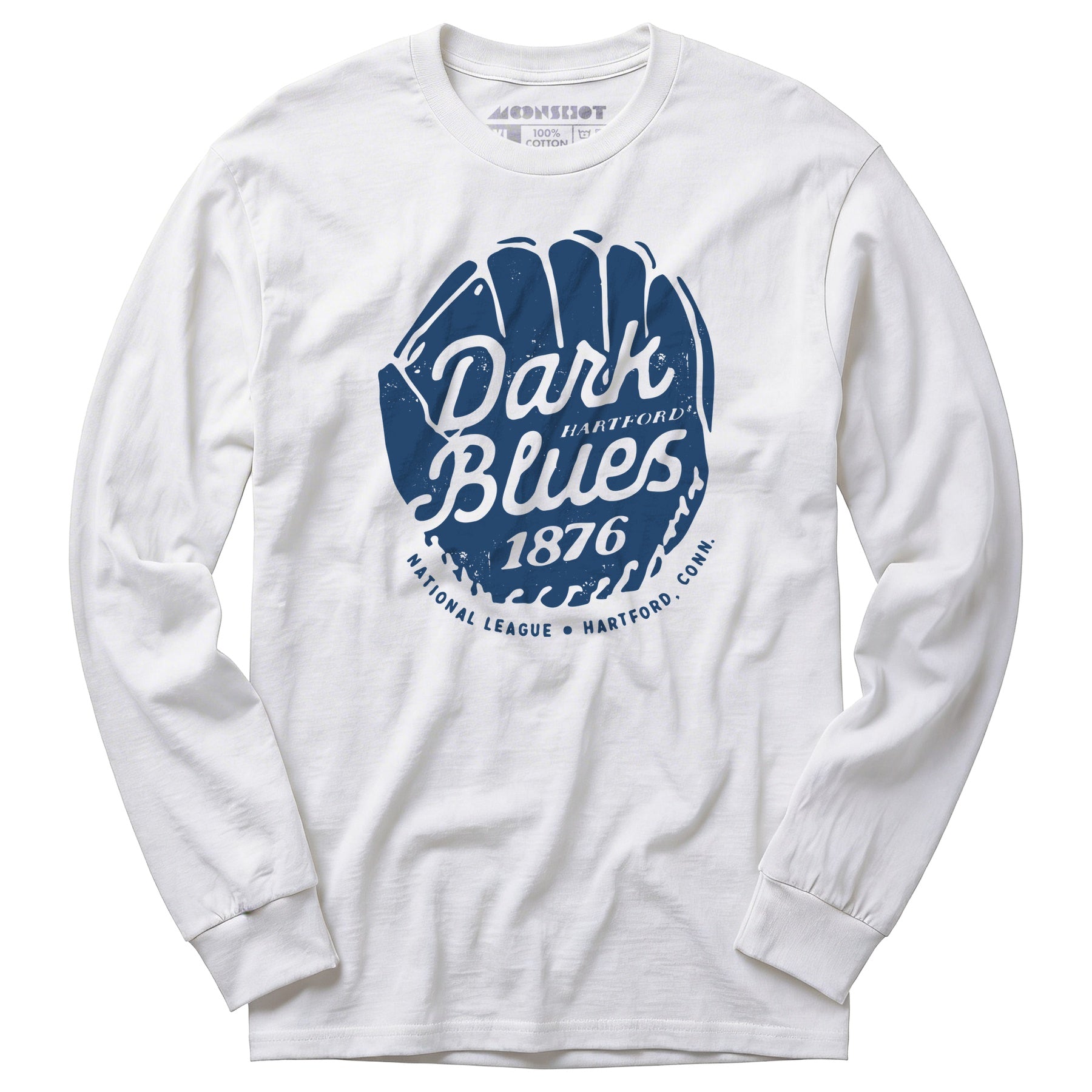 Hartford Dark Blues - Connecticut - Vintage Defunct Baseball Teams - Long Sleeve T-Shirt