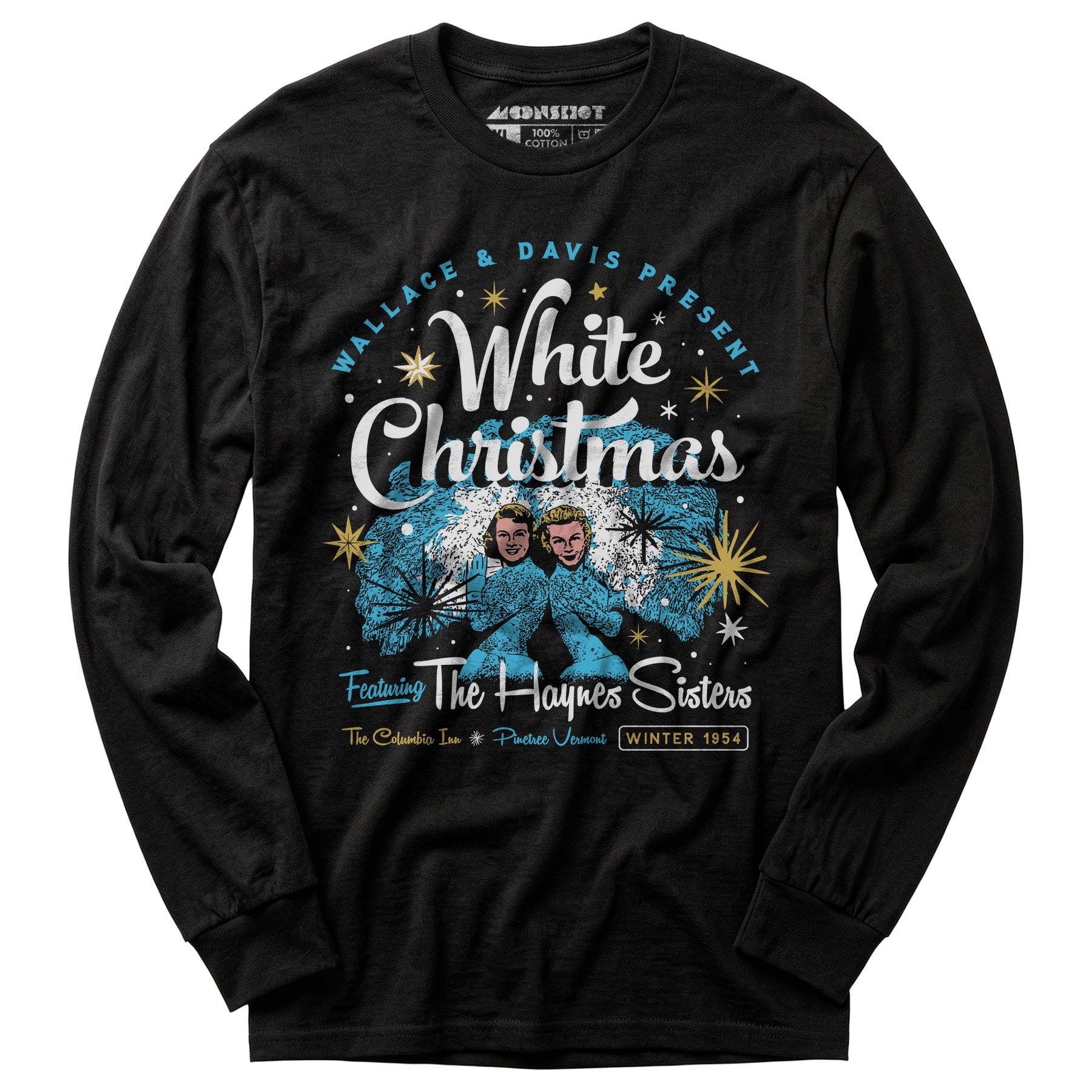 Haynes Sisters White Christmas 1954 - Long Sleeve T-Shirt