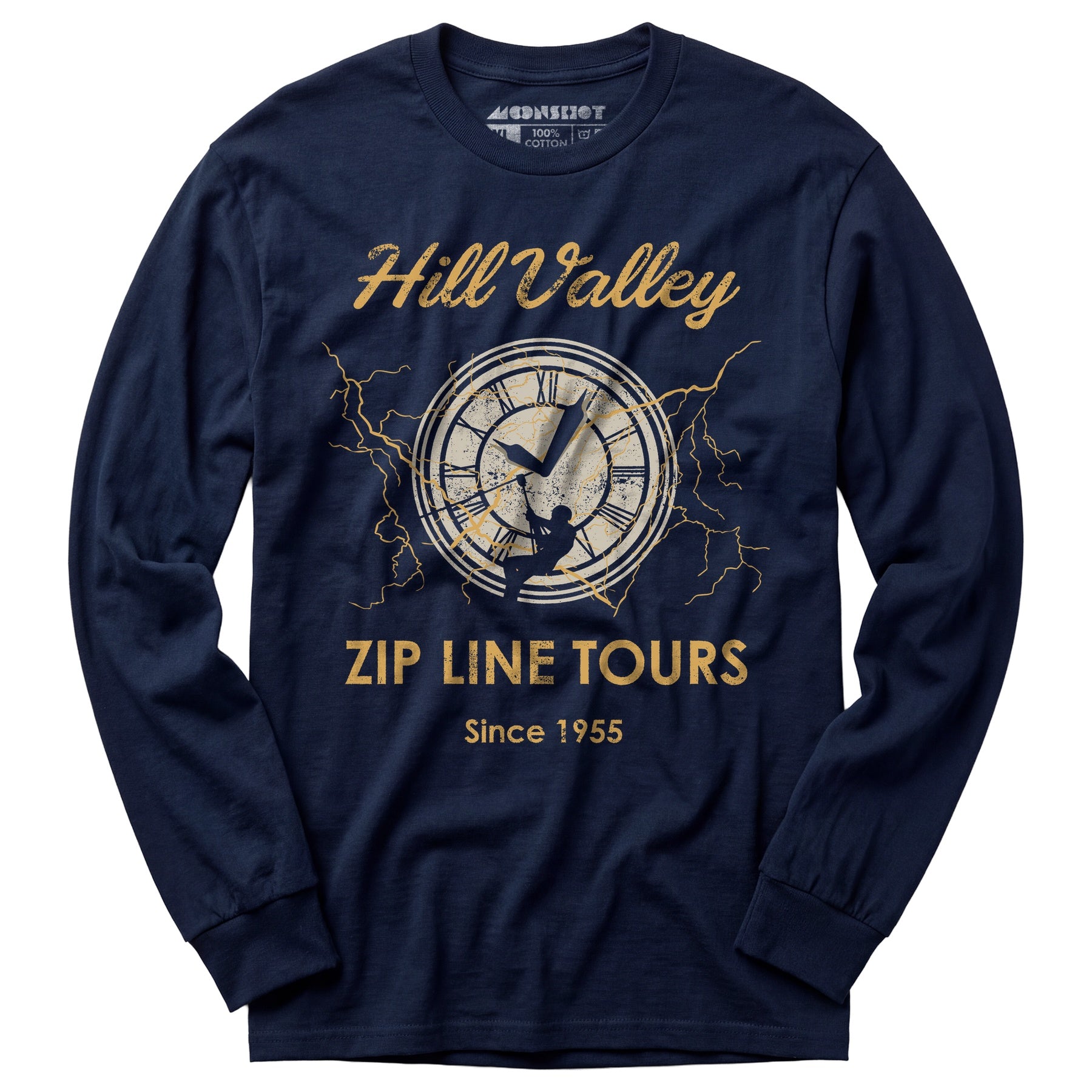 Hill Valley Zip Line Tours - Long Sleeve T-Shirt