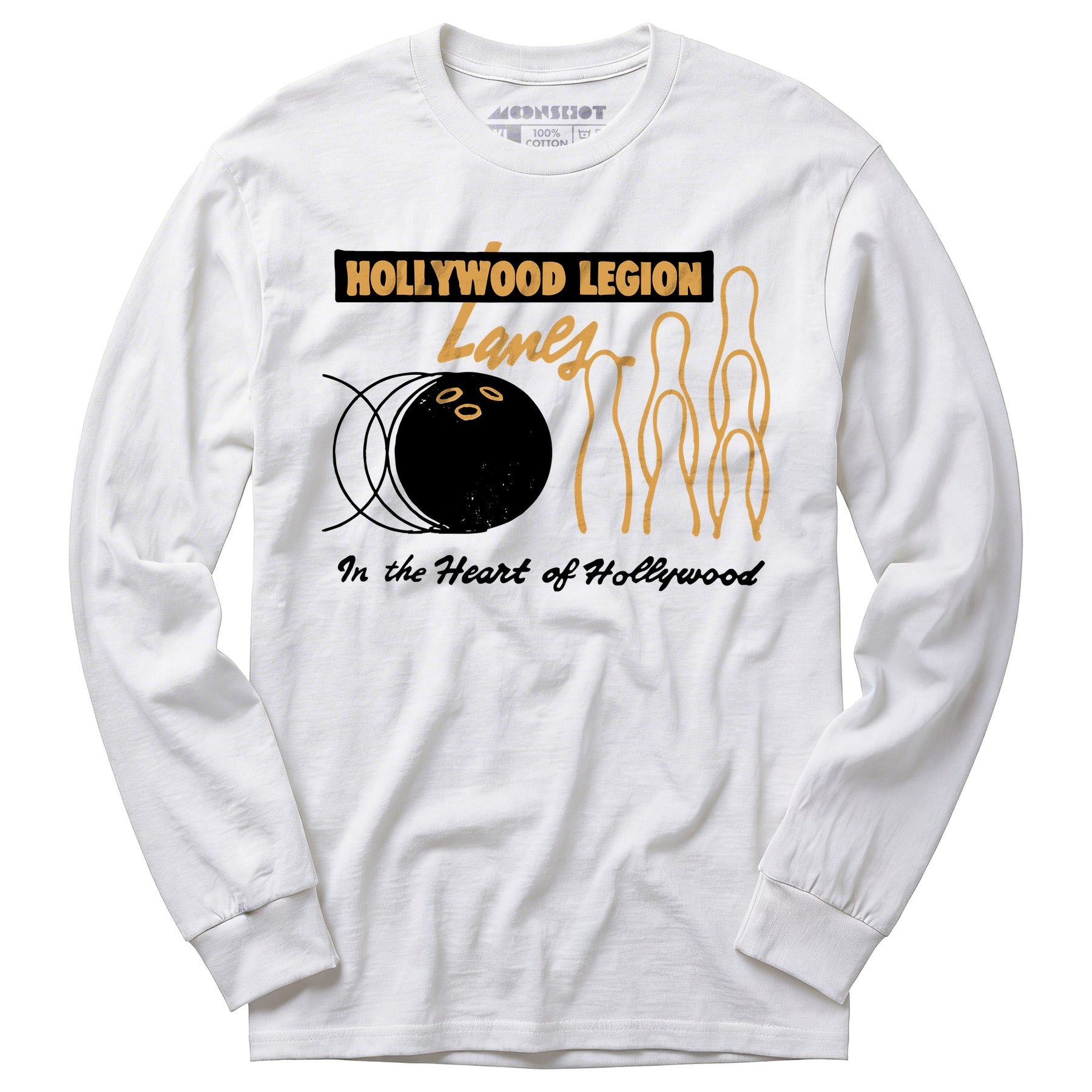 Hollywood Legion Lanes - Hollywood, CA - Vintage Bowling Alley - Long Sleeve T-Shirt