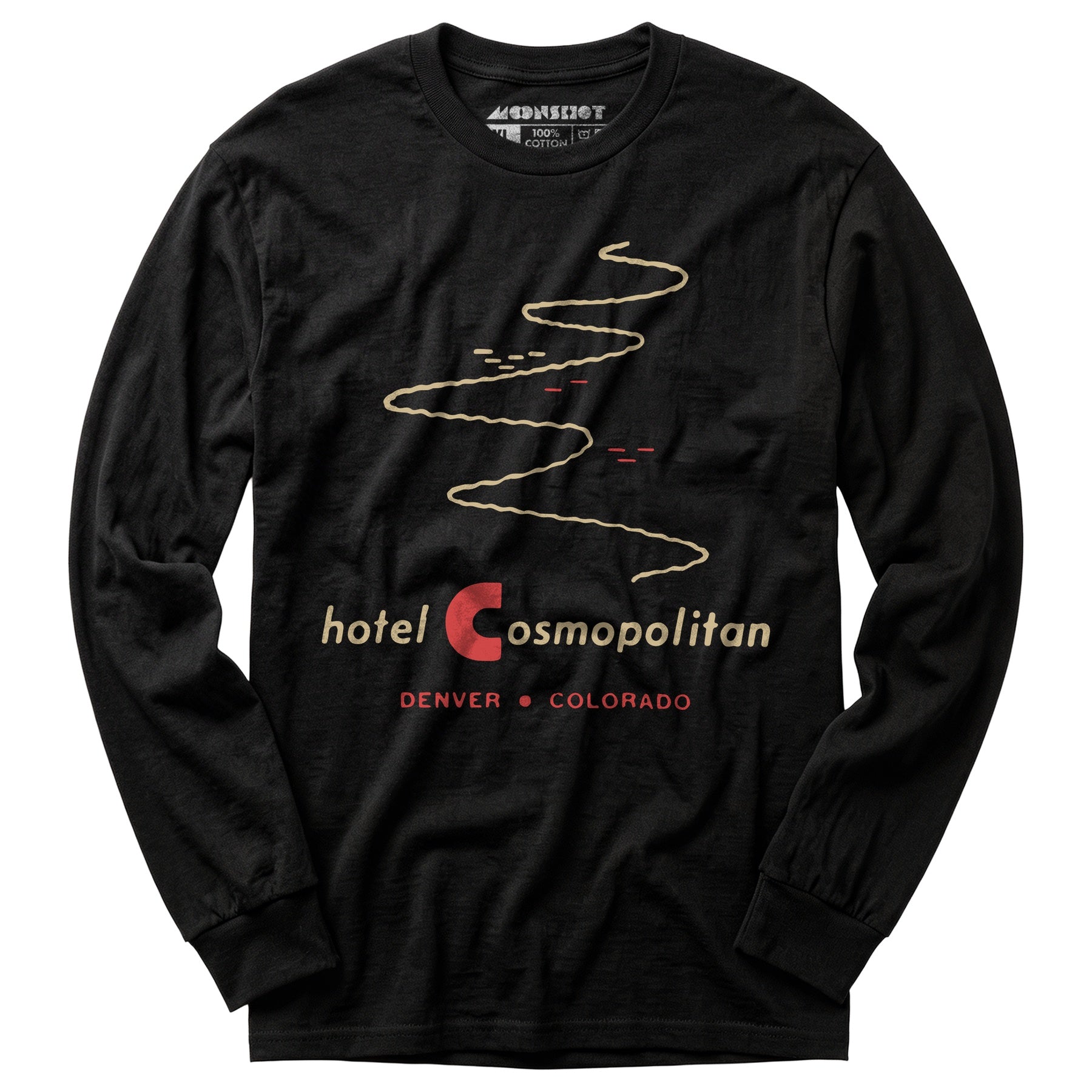 Hotel Cosmopolitan - Denver, CO - Vintage Hotel - Long Sleeve T-Shirt
