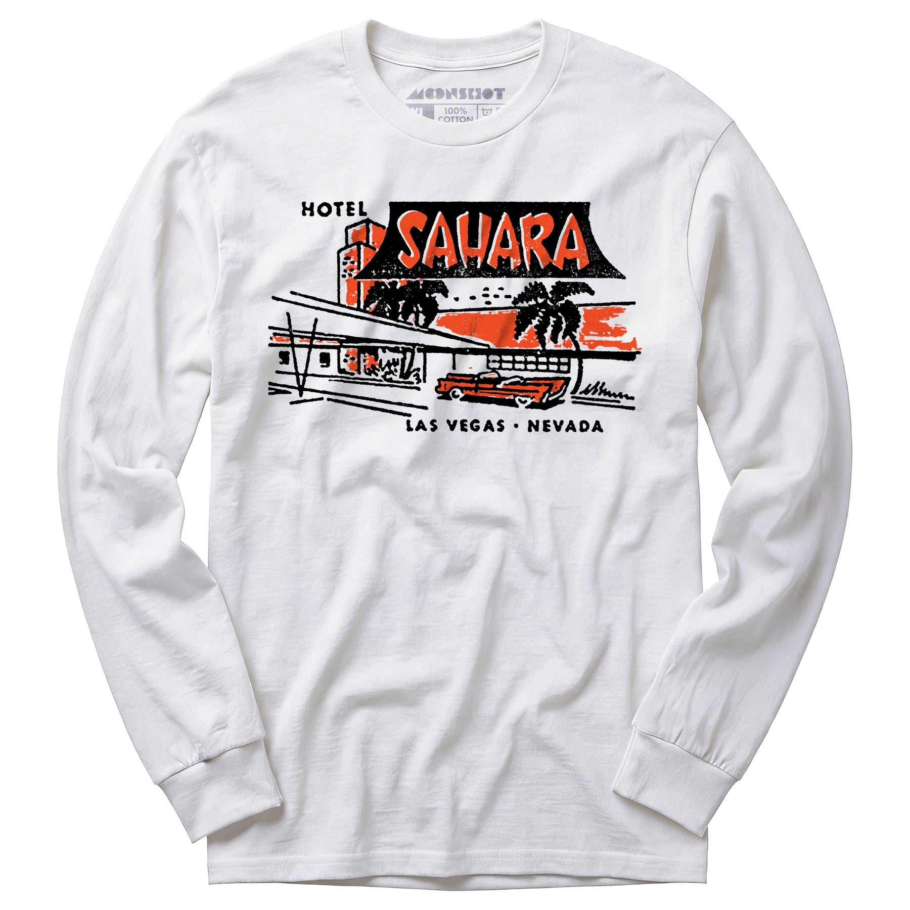 Hotel Sahara Retro - Vintage Las Vegas - Long Sleeve T-Shirt
