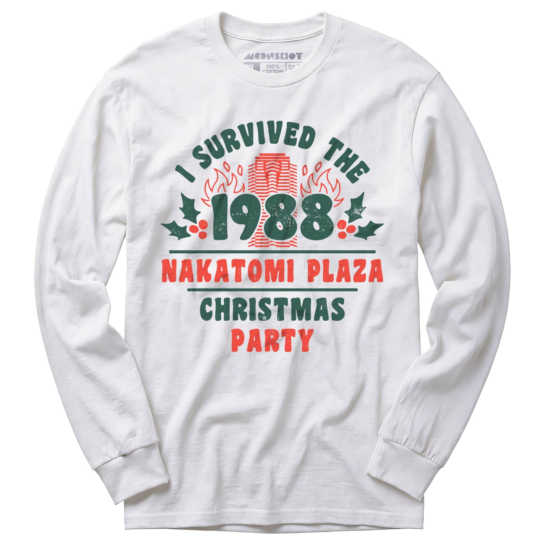 I Survived the 1988 Nakatomi Plaza Christmas Party - Long Sleeve T-Shirt
