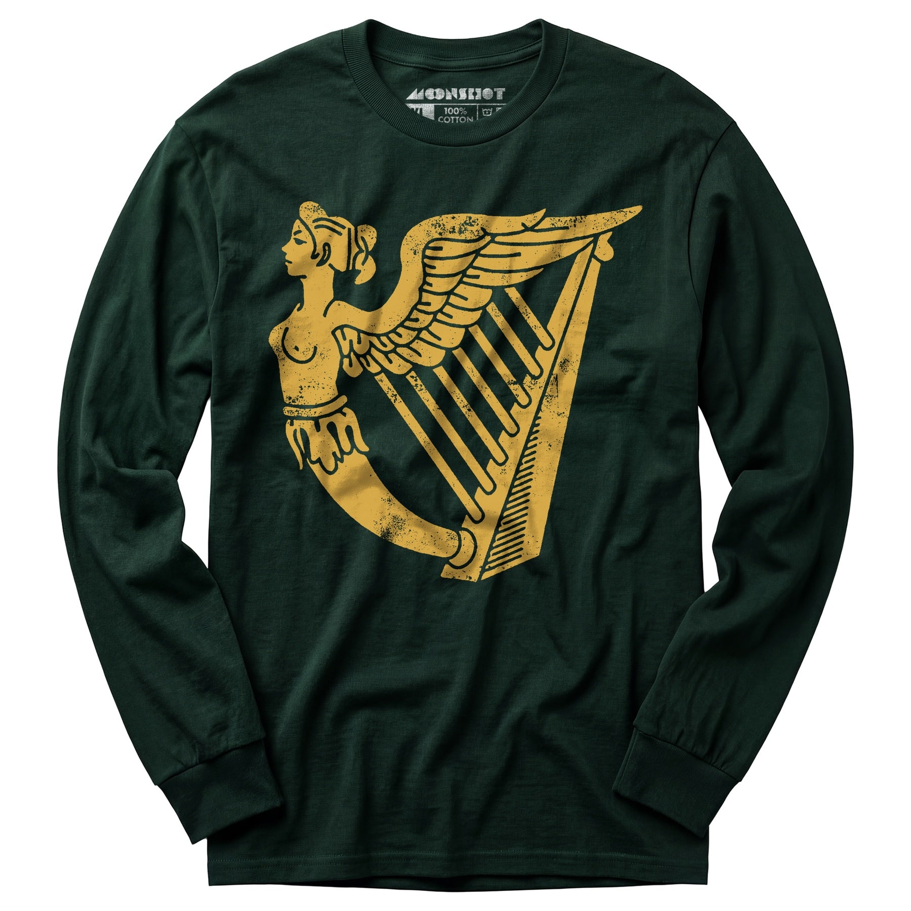 Irish Harp Heraldry - Long Sleeve T-Shirt