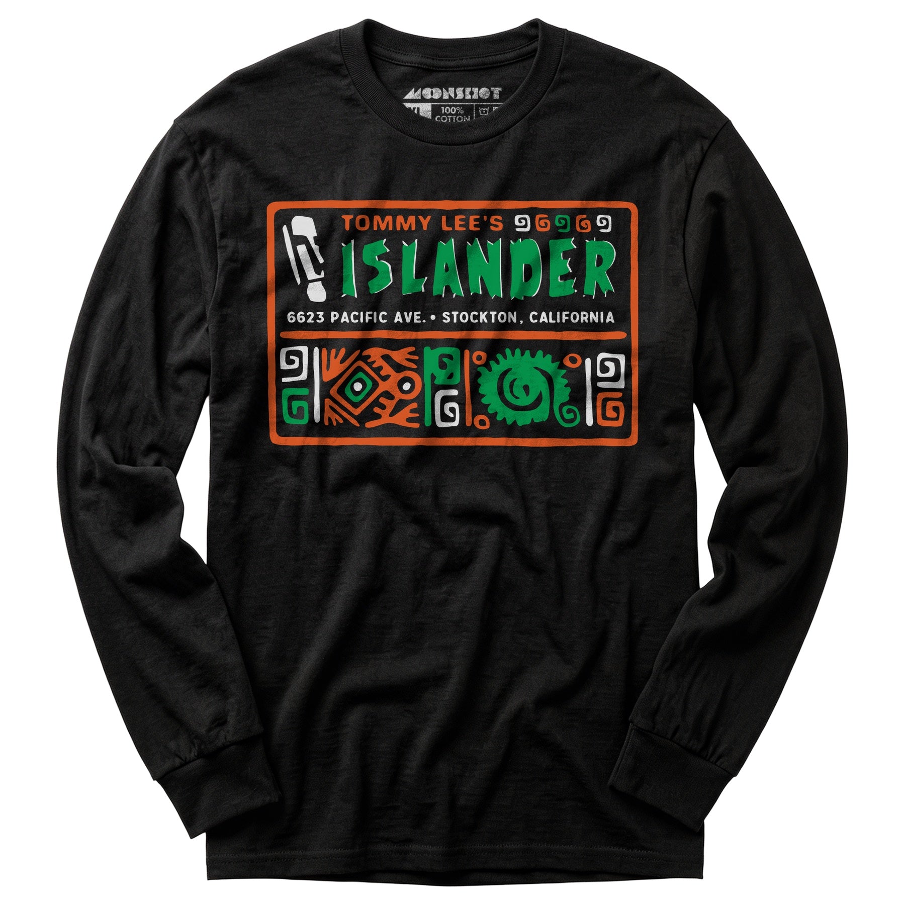 Islander - Stockton, CA - Vintage Tiki Bar - Long Sleeve T-Shirt
