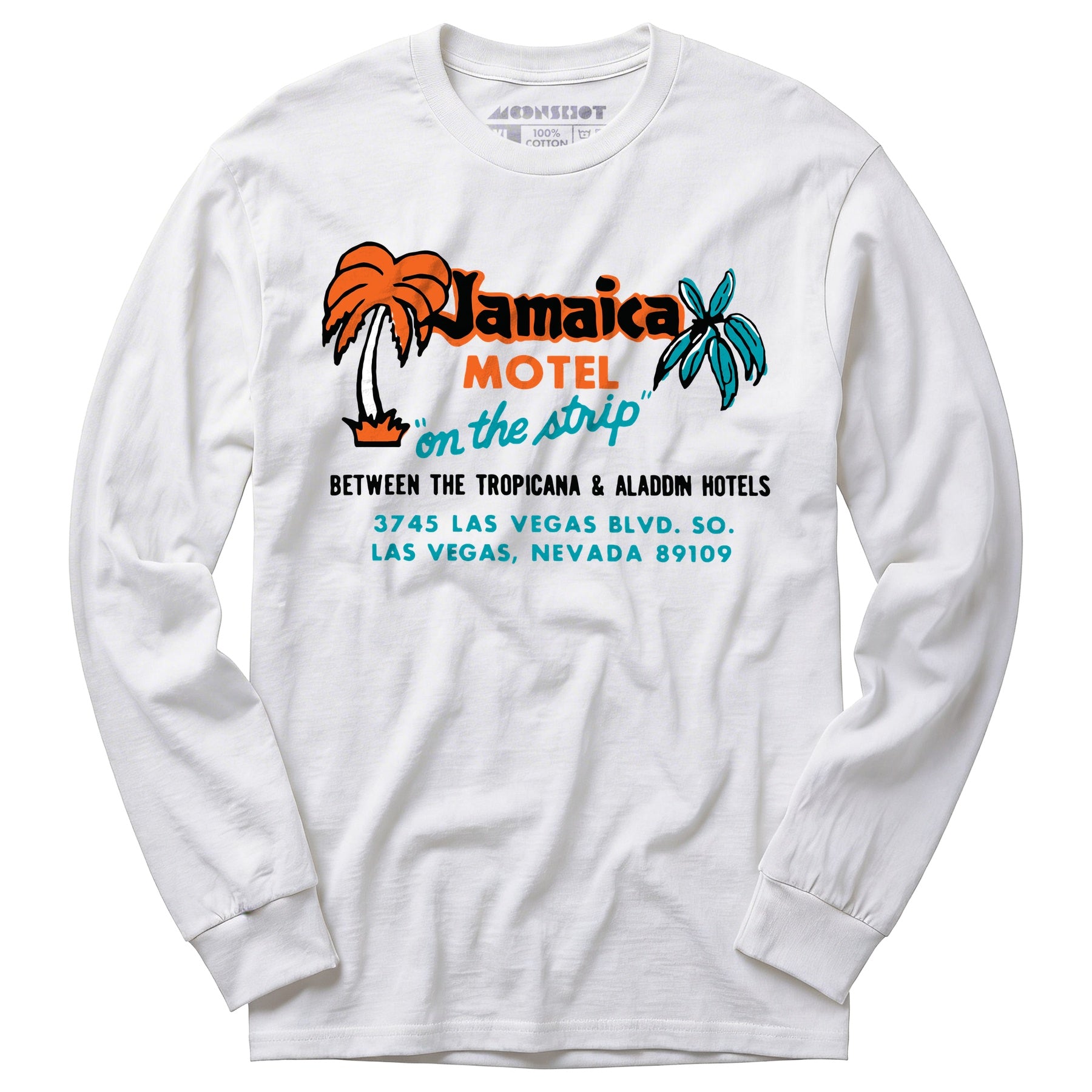 Jamaica Motel - Vintage Las Vegas - Long Sleeve T-Shirt