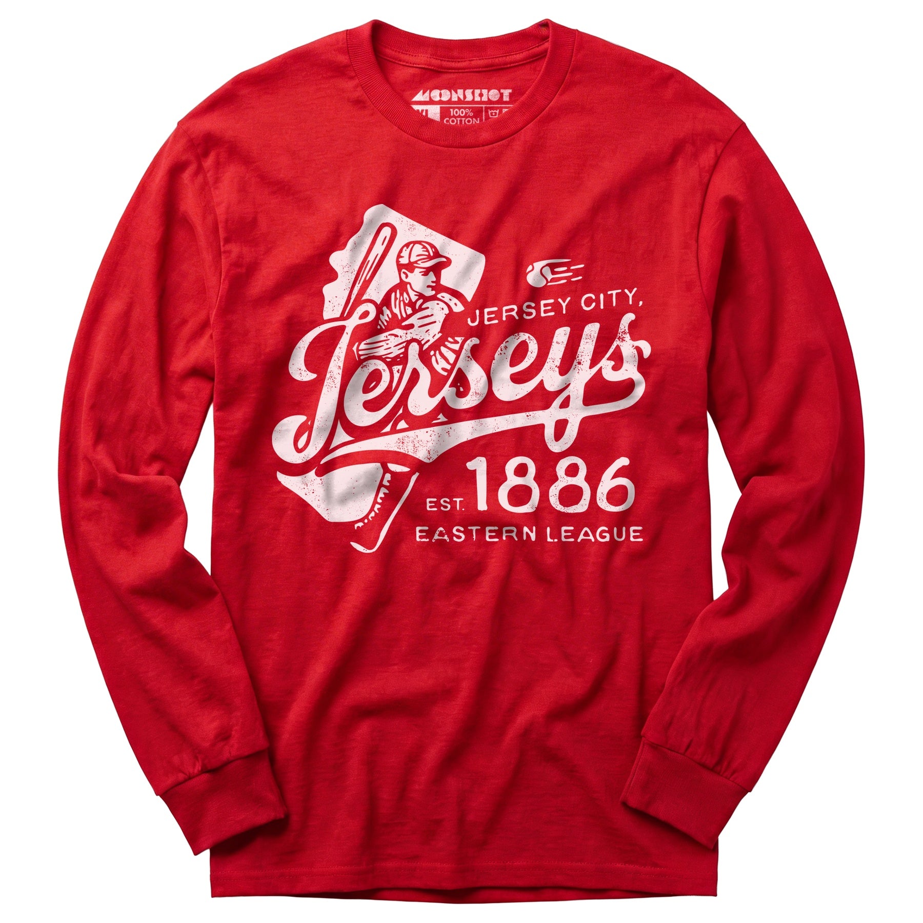 Jersey City Jerseys - New Jersey - Vintage Defunct Baseball Teams - Long Sleeve T-Shirt