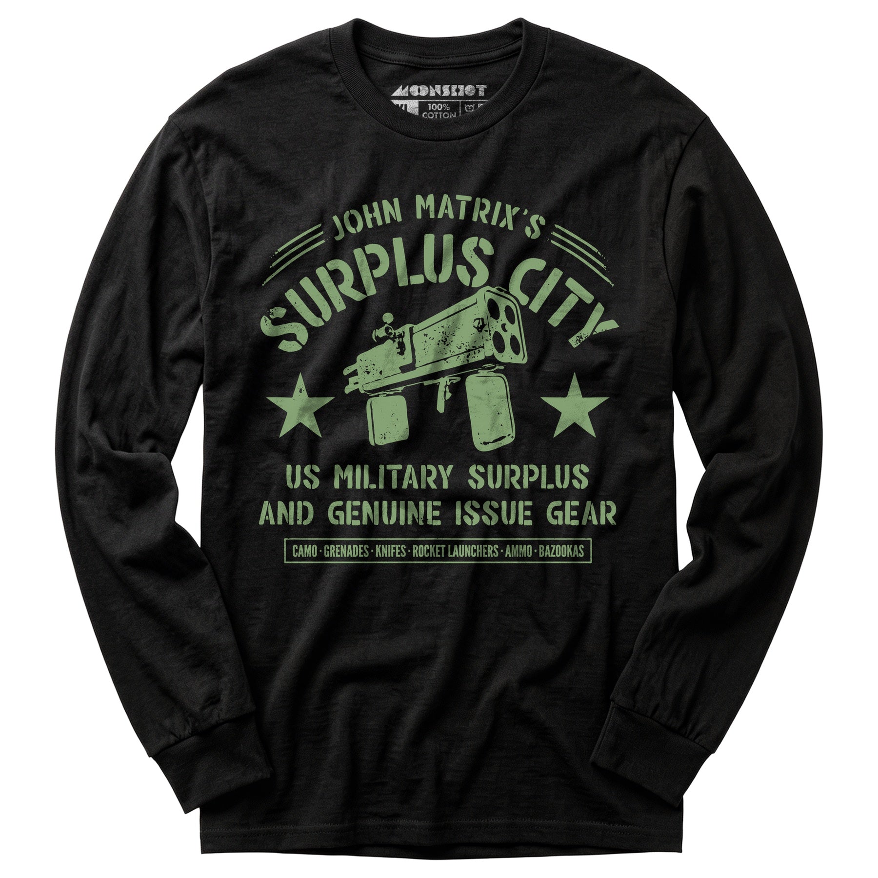 John Matrix's Surplus City - Long Sleeve T-Shirt