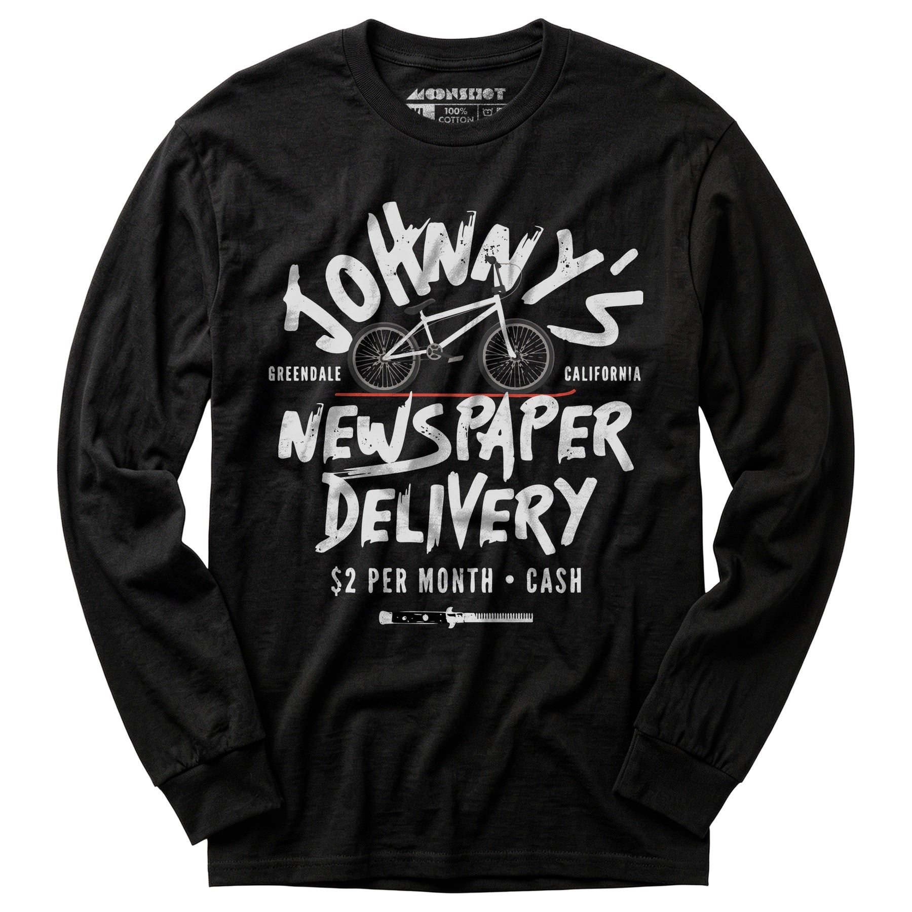 Johnny's Newspaper Delivery - Long Sleeve T-Shirt