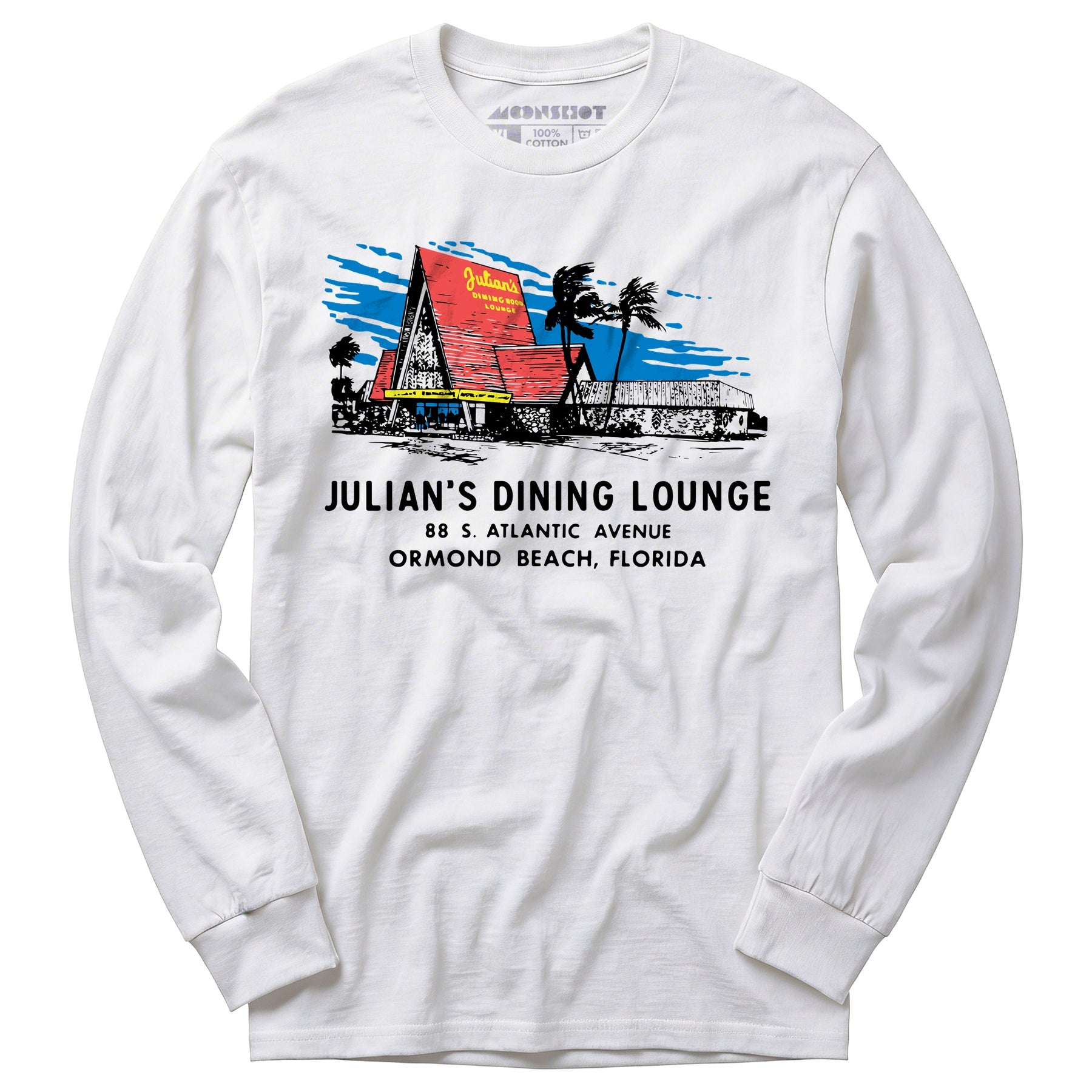 Julian's Dining Lounge - Ormond Beach, FL - Vintage Restaurant - Long Sleeve T-Shirt