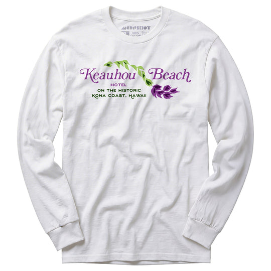 Keauhou Beach Hotel - Kona, Hawaii - Vintage Resort Hotel - Long Sleeve T-Shirt