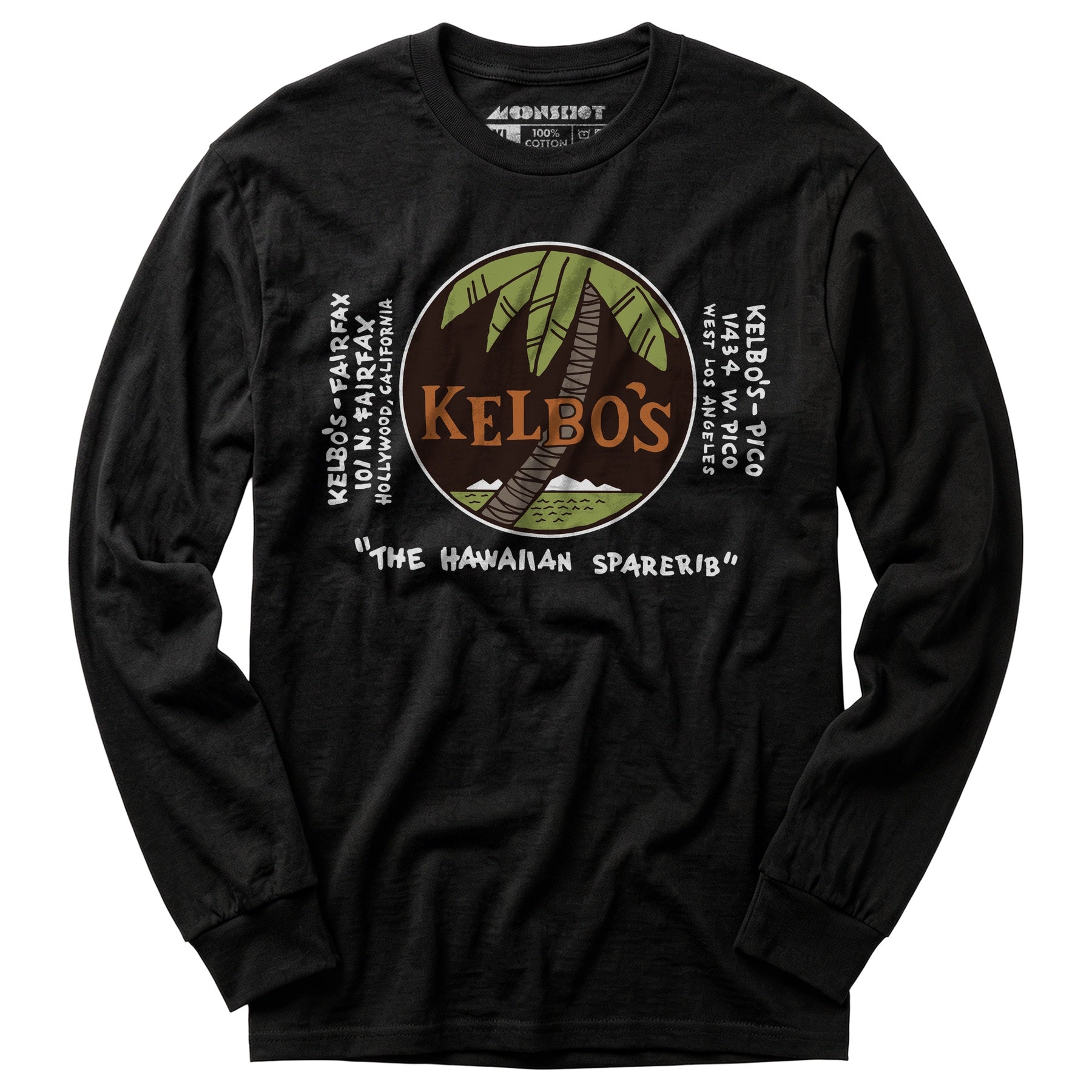 Kelbo's - Los Angeles, CA - Vintage Tiki Bar - Long Sleeve T-Shirt