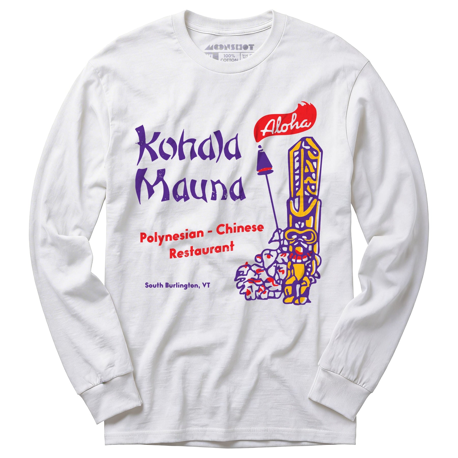 Kohala Mauna - South Burlington, VT - Vintage Tiki Bar - Long Sleeve T-Shirt