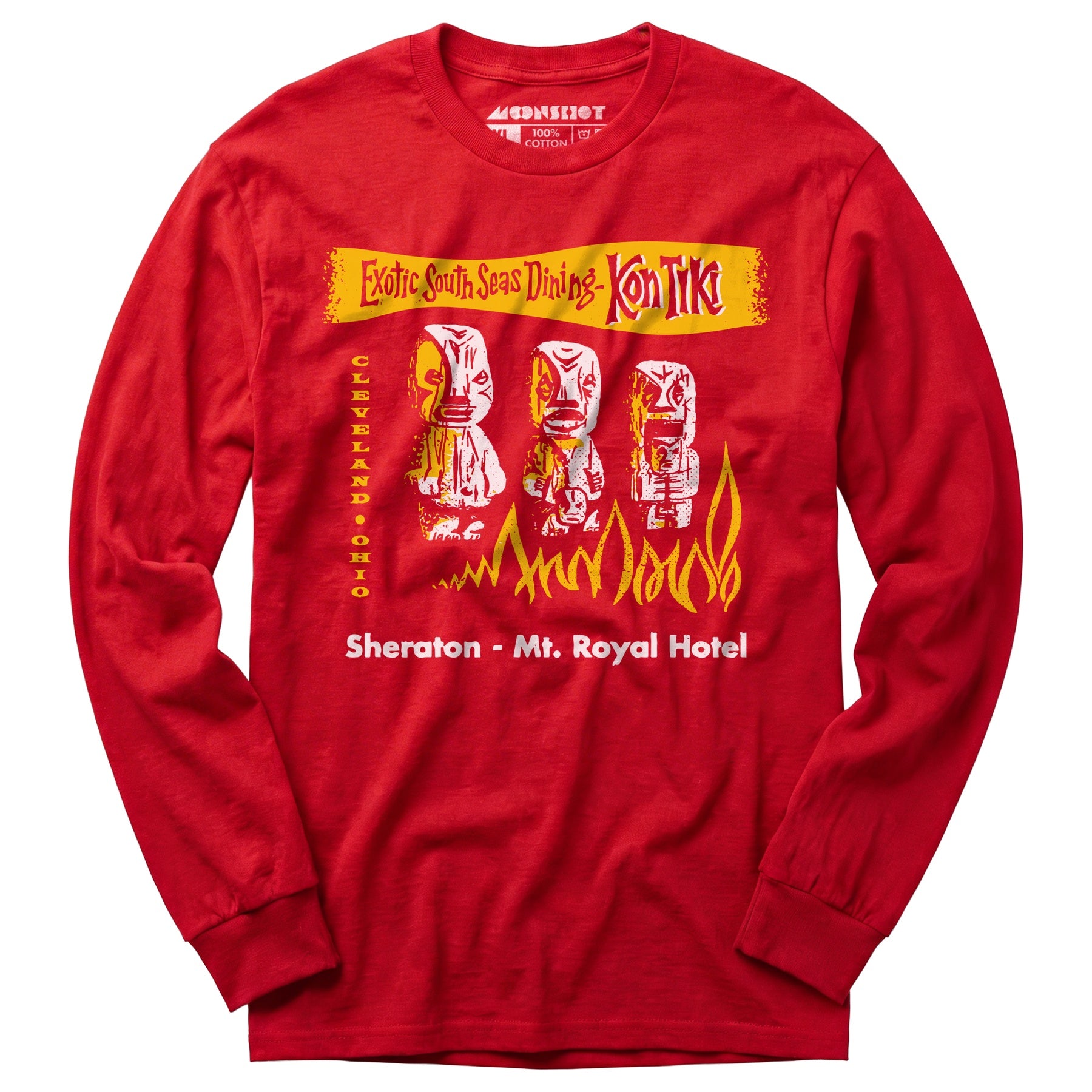 Kon-Tiki v2 - Cleveland, OH - Vintage Tiki Bar - Long Sleeve T-Shirt