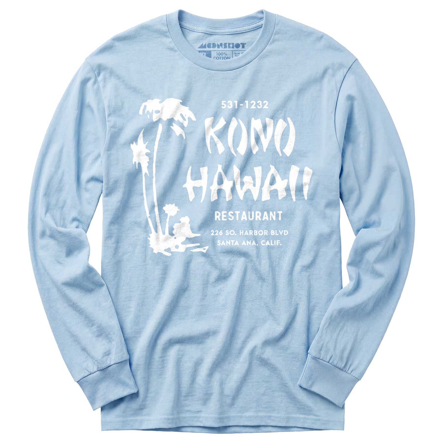 Kono Hawaii - Santa Ana, CA - Vintage Tiki Bar - Long Sleeve T-Shirt