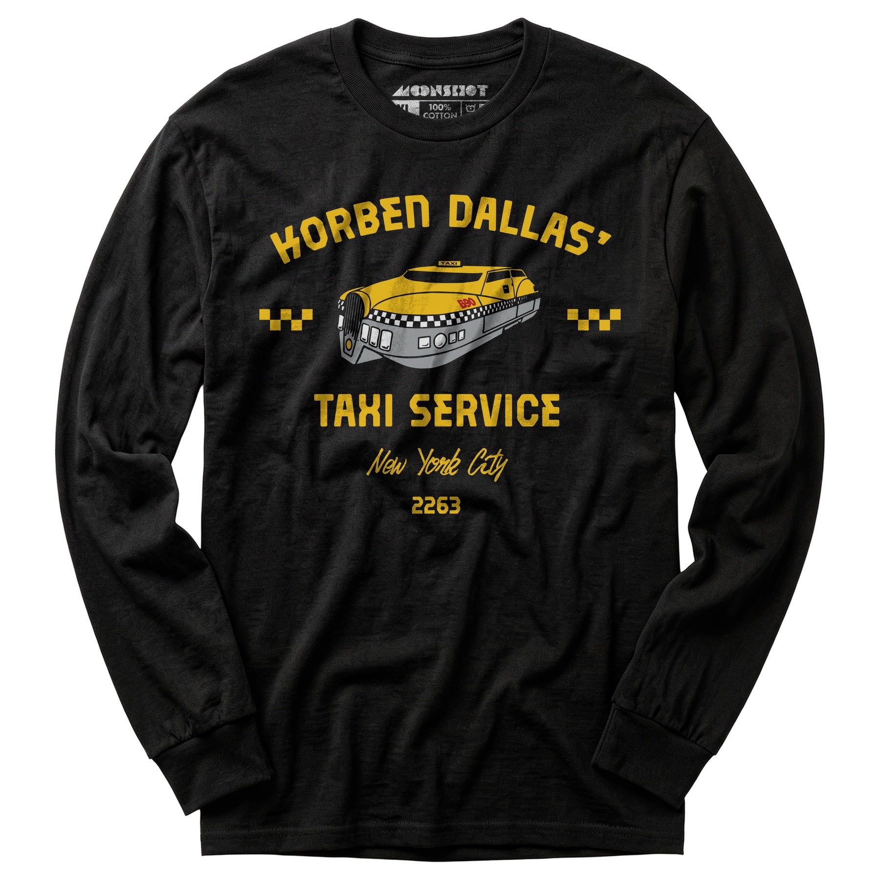 Korben Dallas Taxi Service - Fifth Element - Long Sleeve T-Shirt