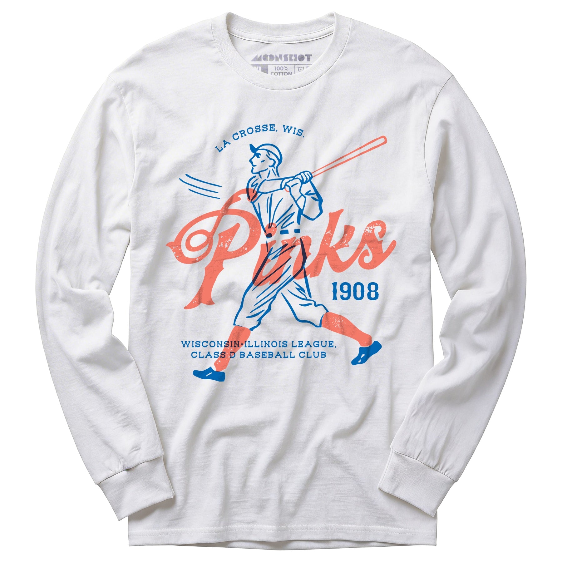 La Crosse Pinks - Wisconsin - Vintage Defunct Baseball Teams - Long Sleeve T-Shirt