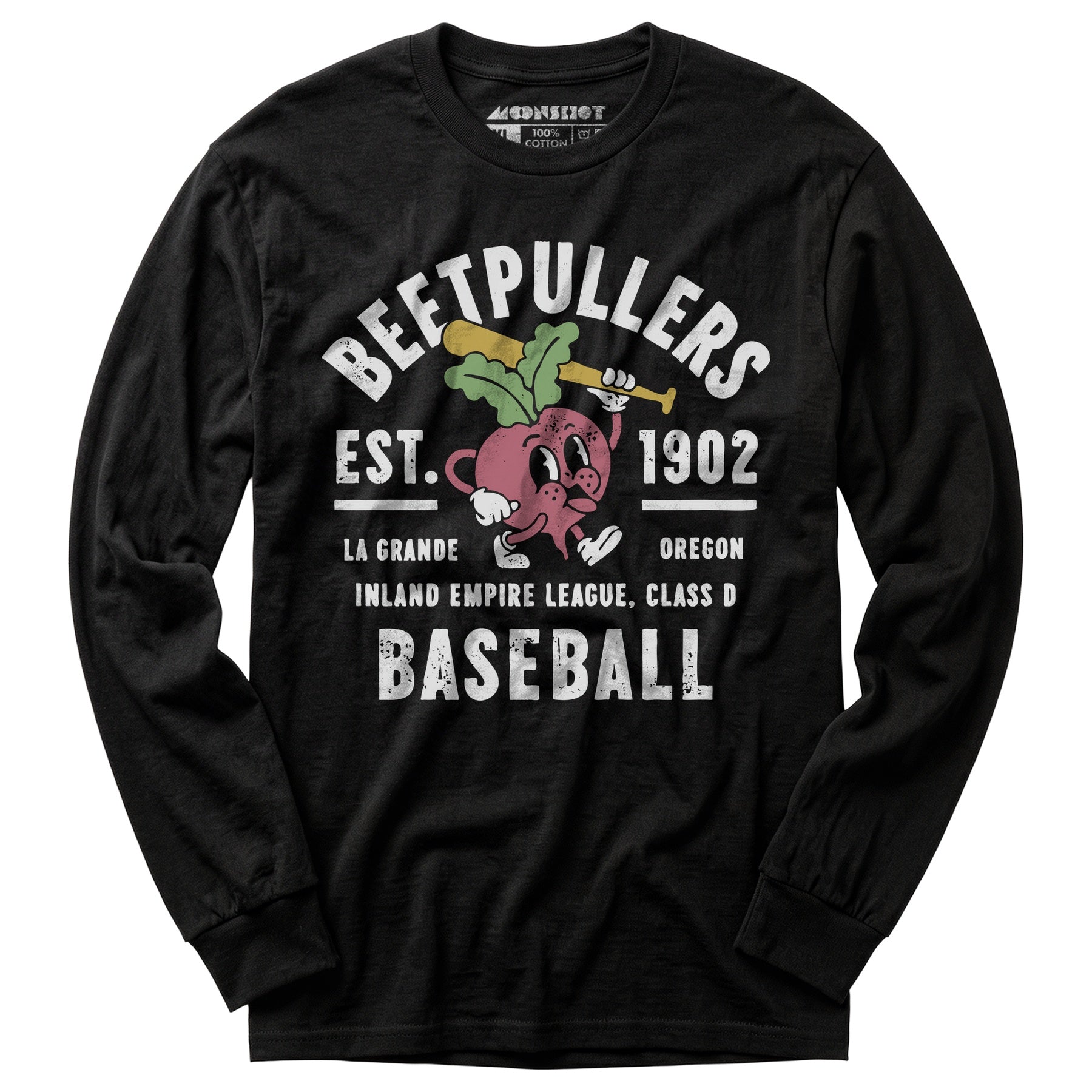 La Grande Beetpullers - Oregon - Vintage Defunct Baseball Teams - Long Sleeve T-Shirt