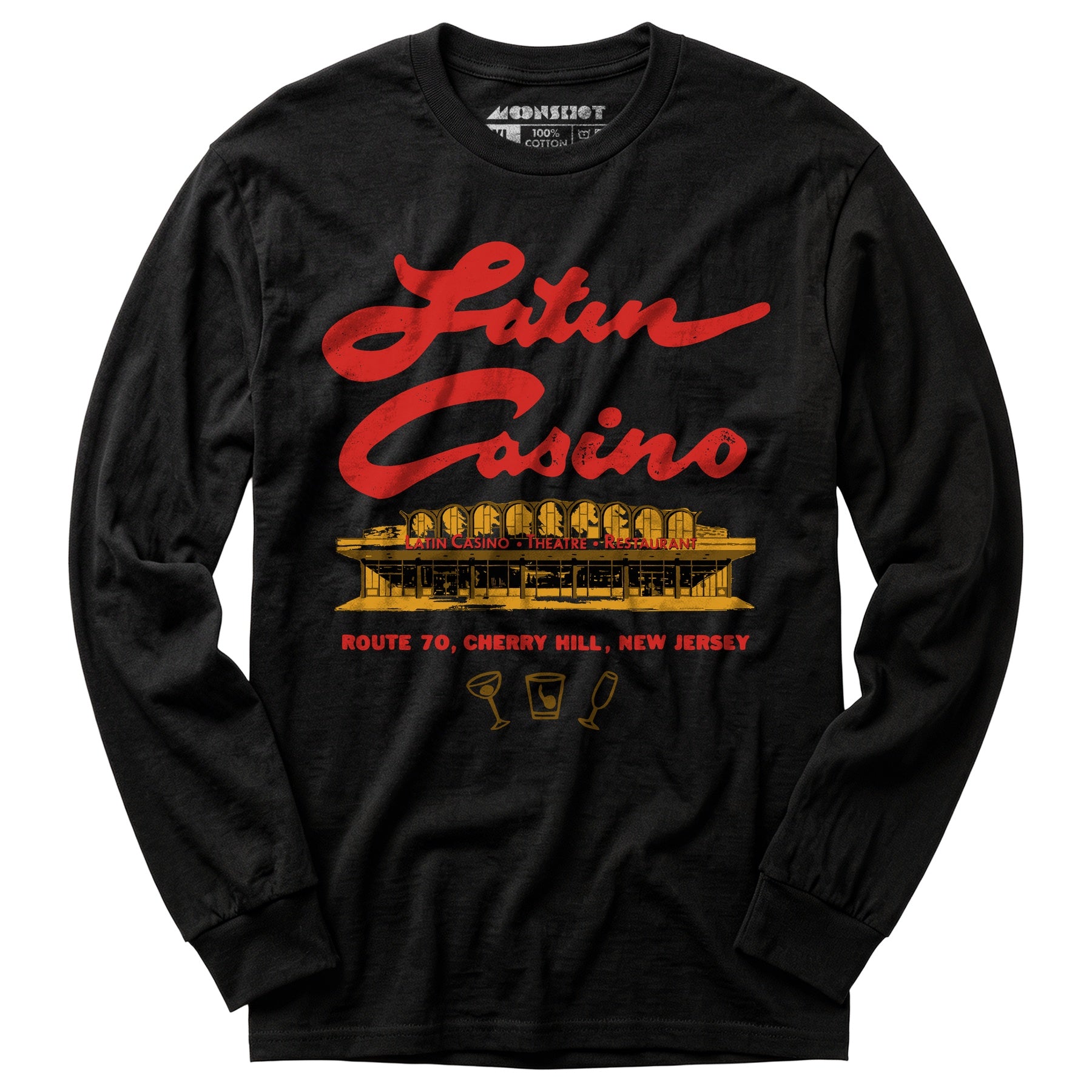 Latin Casino v3 - Cherry Hill, NJ - Vintage Nightclub - Long Sleeve T-Shirt